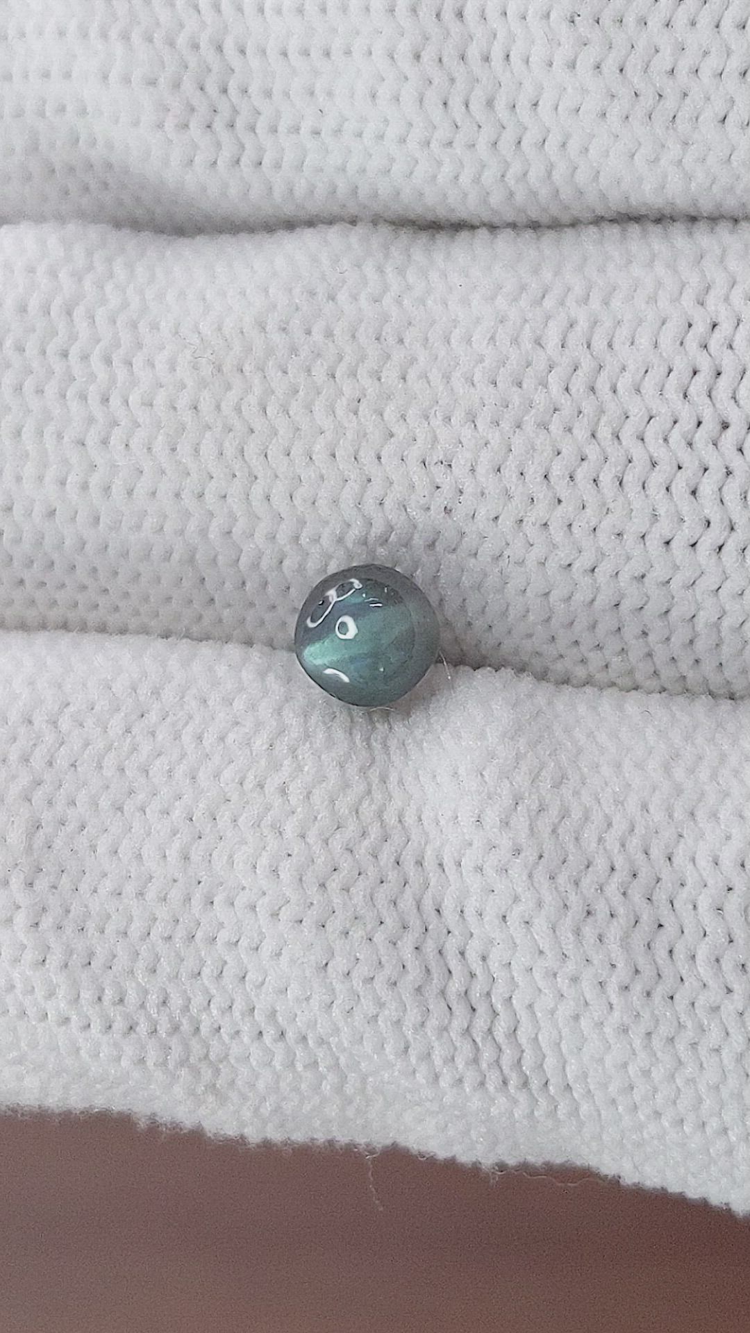 0.85 Ct. Cabochon Alexandrite from Madagascar Size Video