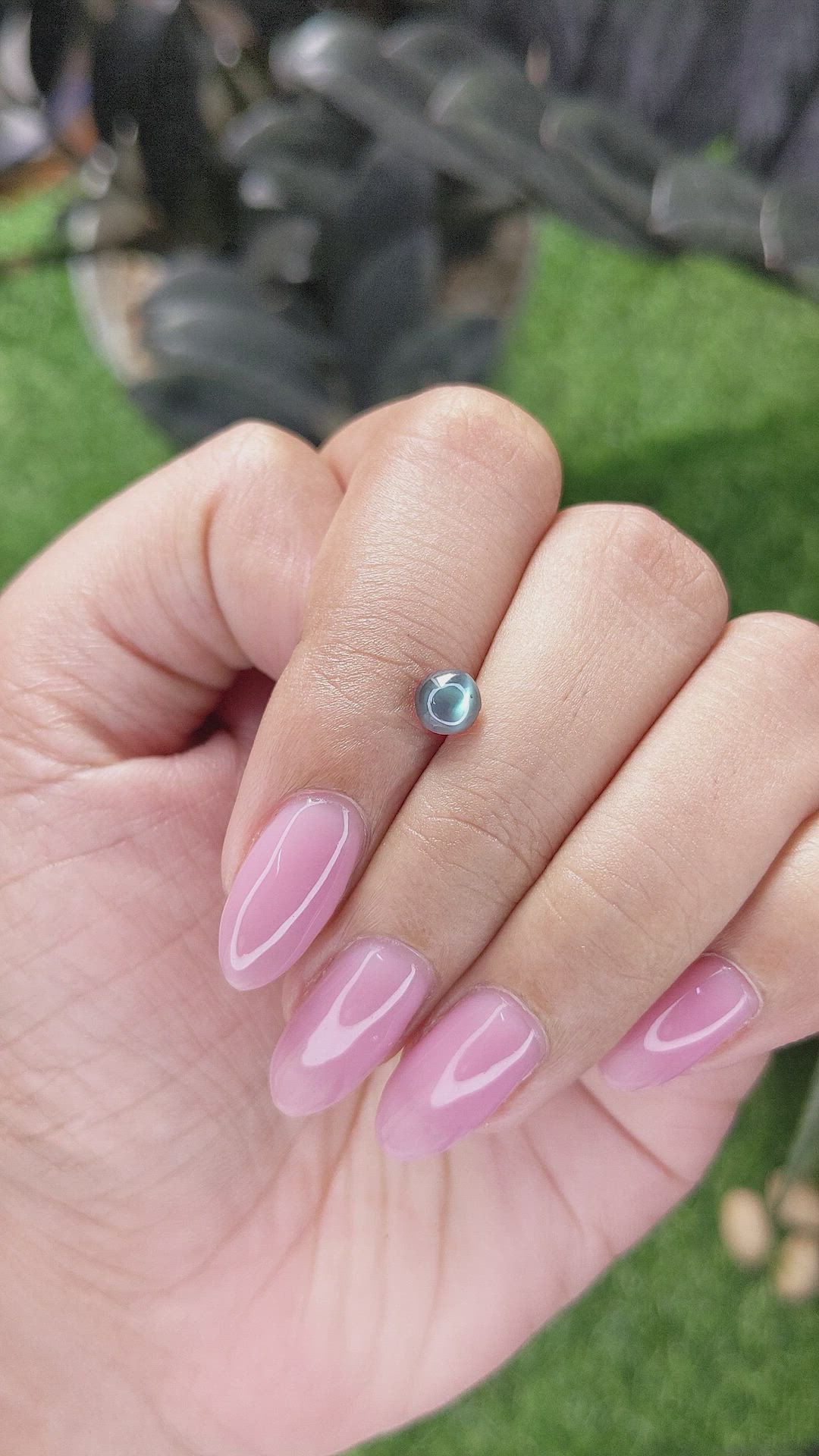 0.85 Ct. Cabochon Alexandrite from Madagascar Size Video