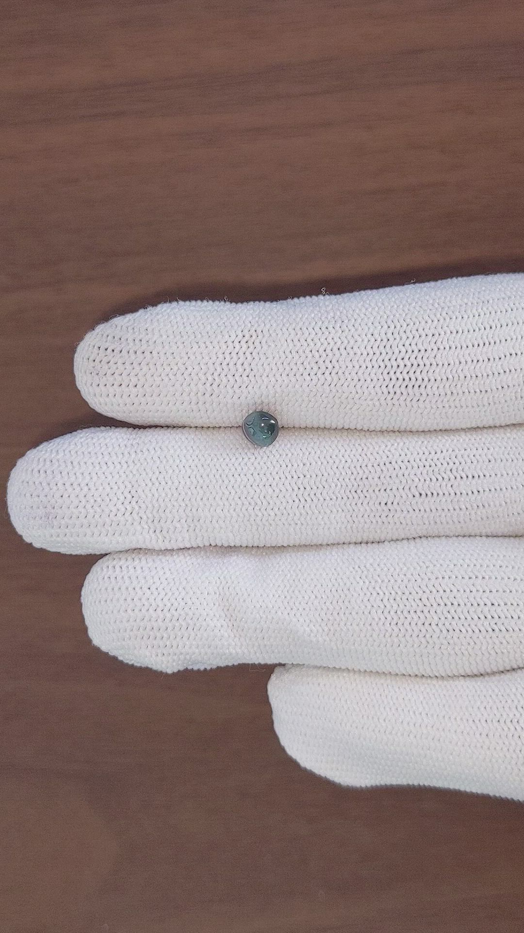 0.85 Ct. Cabochon Alexandrite from Madagascar Size Video