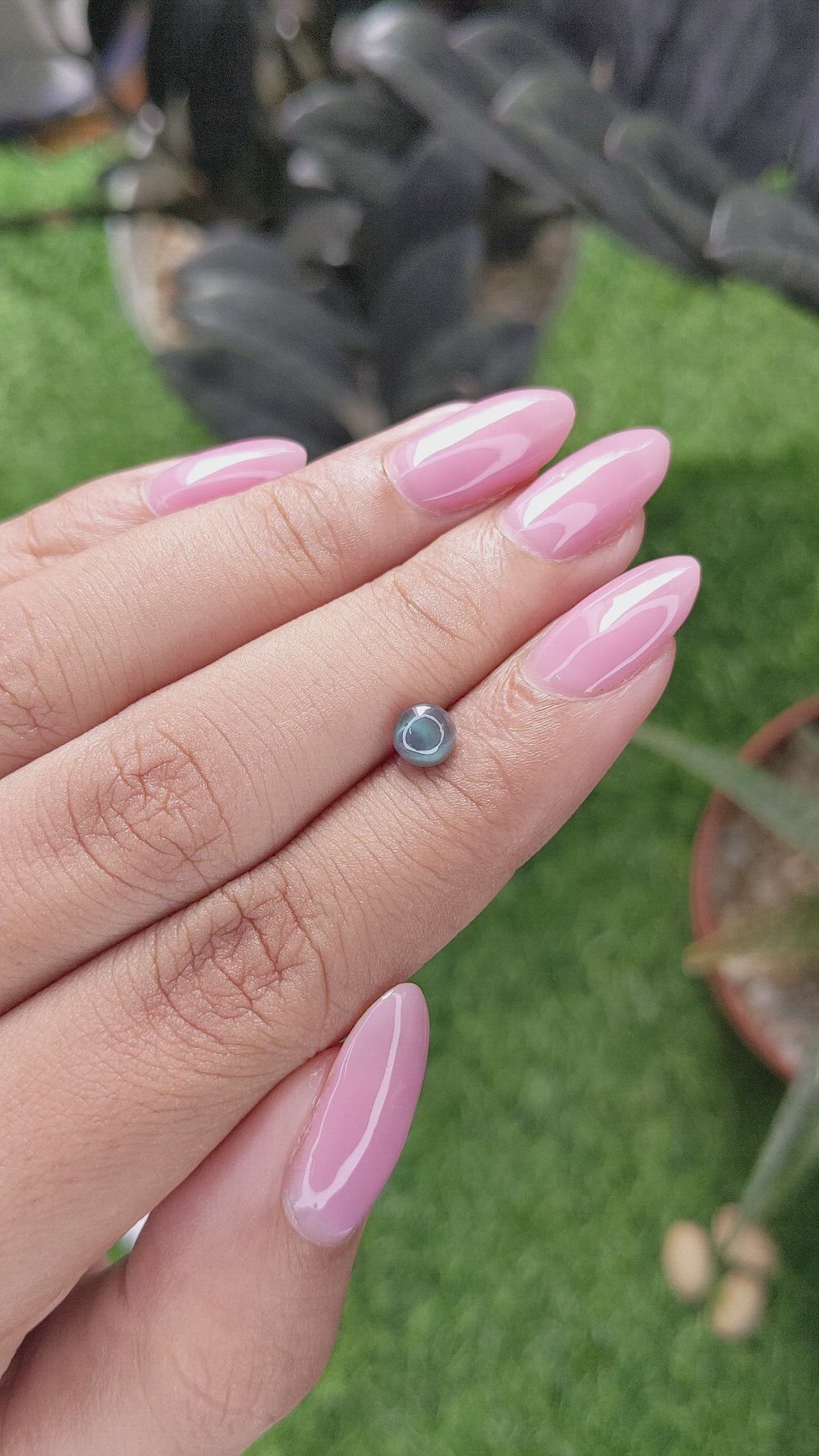 0.85 Ct. Cabochon Alexandrite from Madagascar Size Video