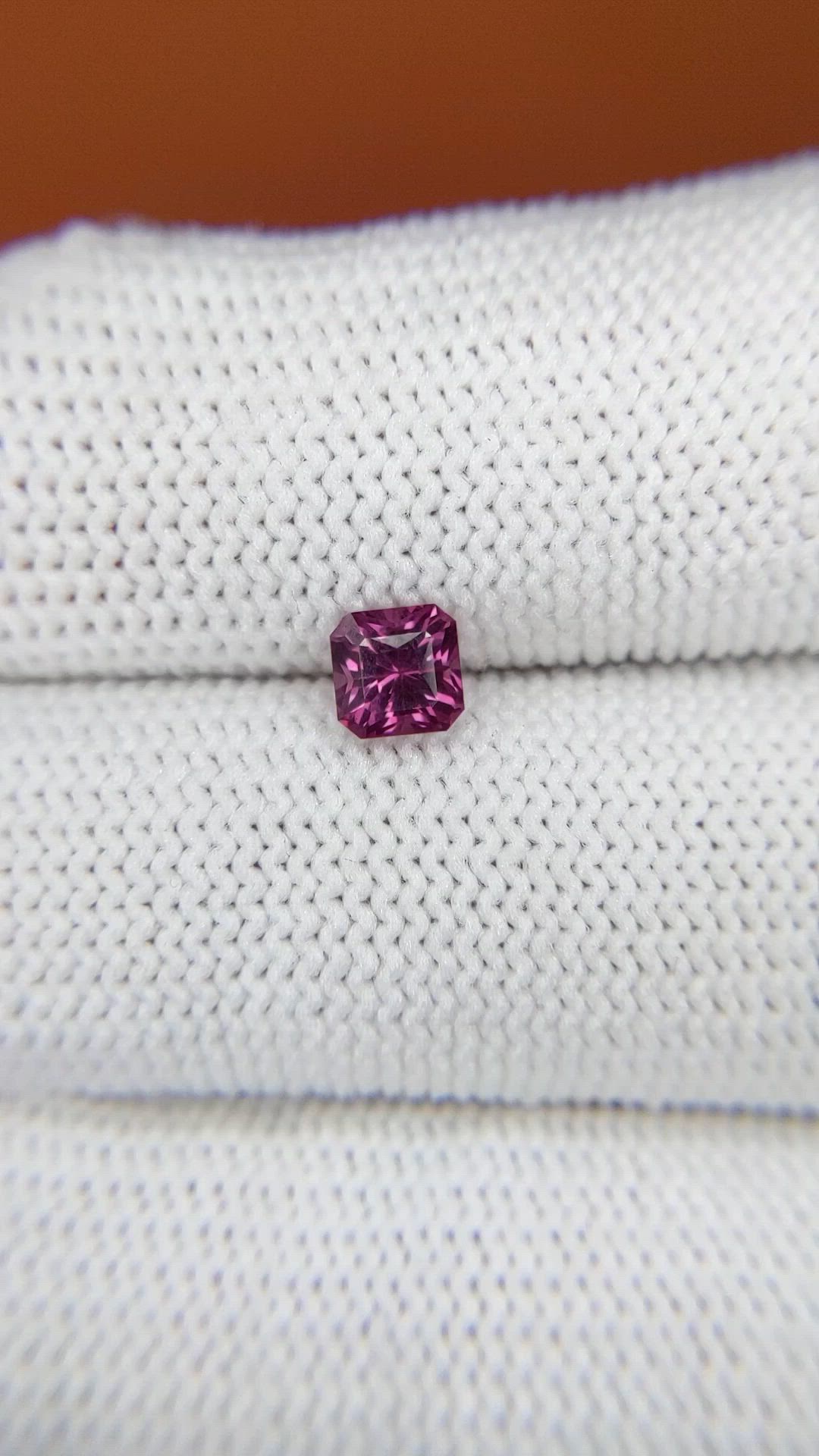0.69 Ct. Pink Spinel from Ceylon (Sri Lanka) Size Video