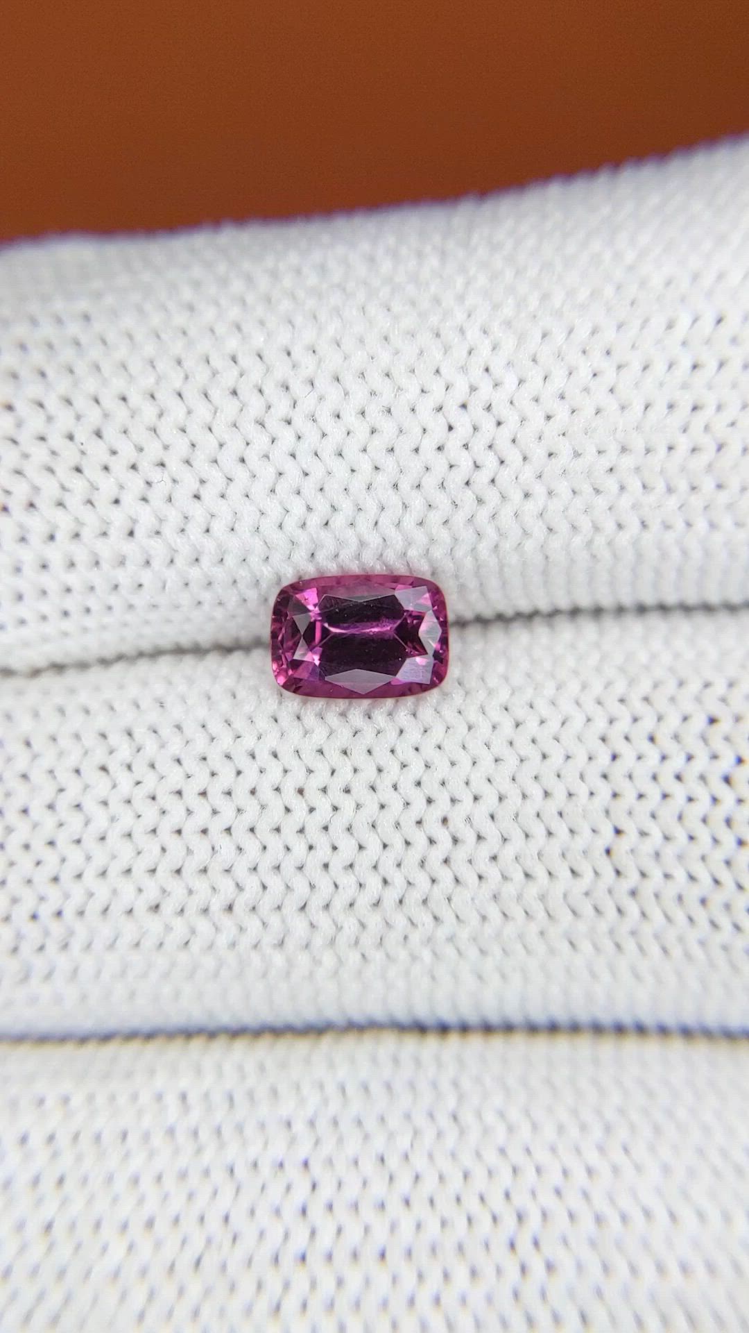 1.22 Ct. Purplish Pink Spinel from Ceylon (Sri Lanka) Size Video
