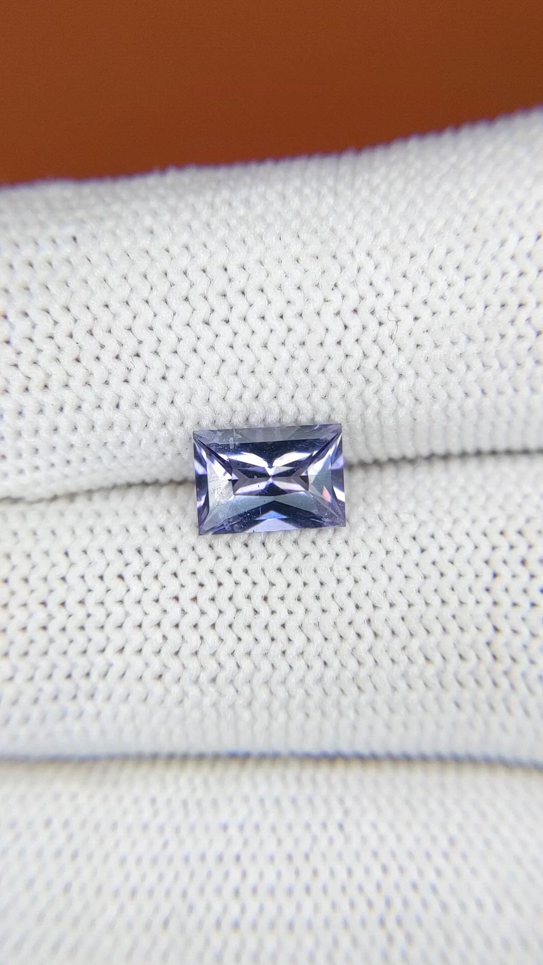 1.50 Ct. Violet Spinel from Ceylon (Sri Lanka) Size Video