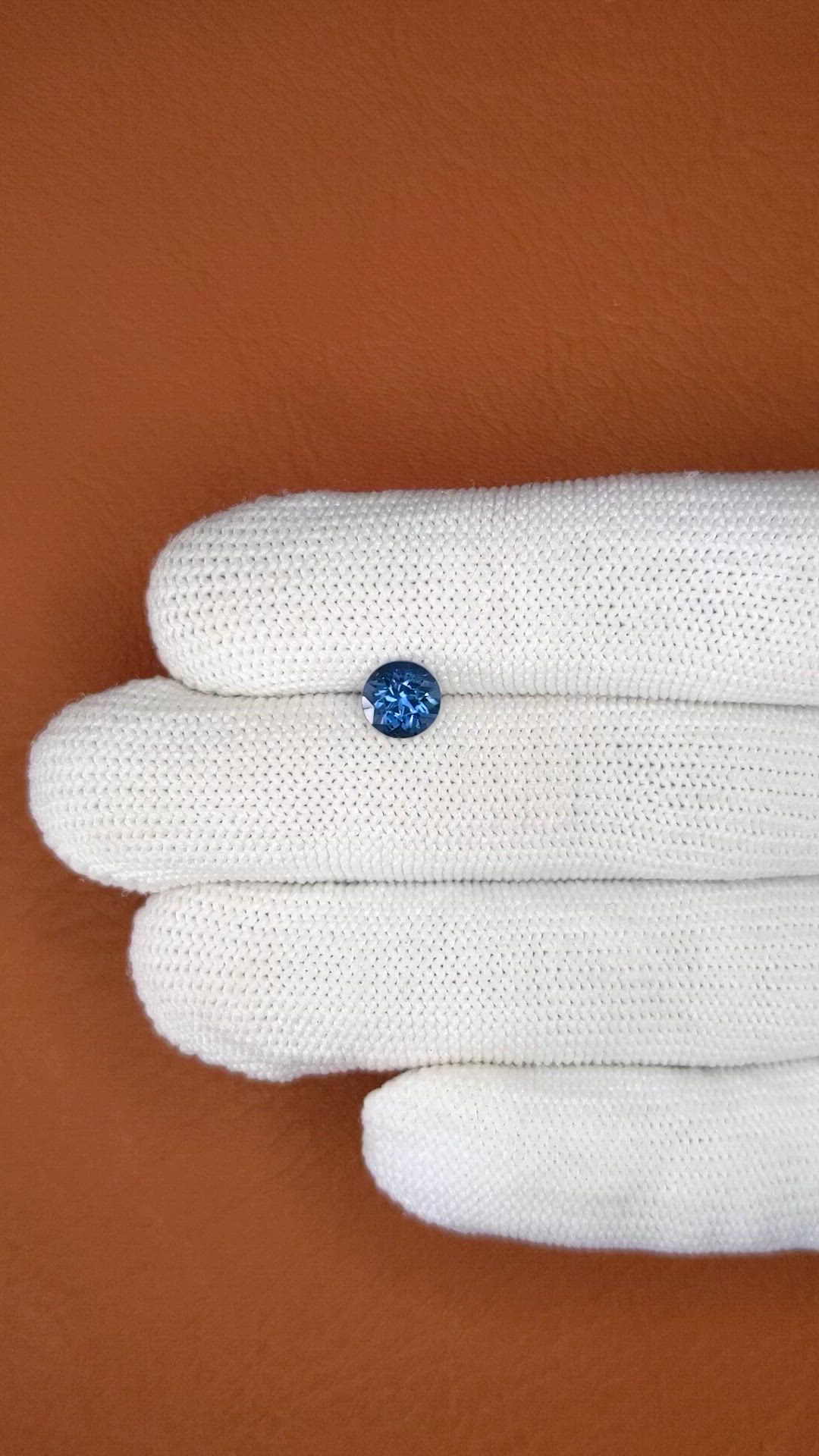 1.24 Ct. Blue Spinel from Ceylon (Sri Lanka) Size Video