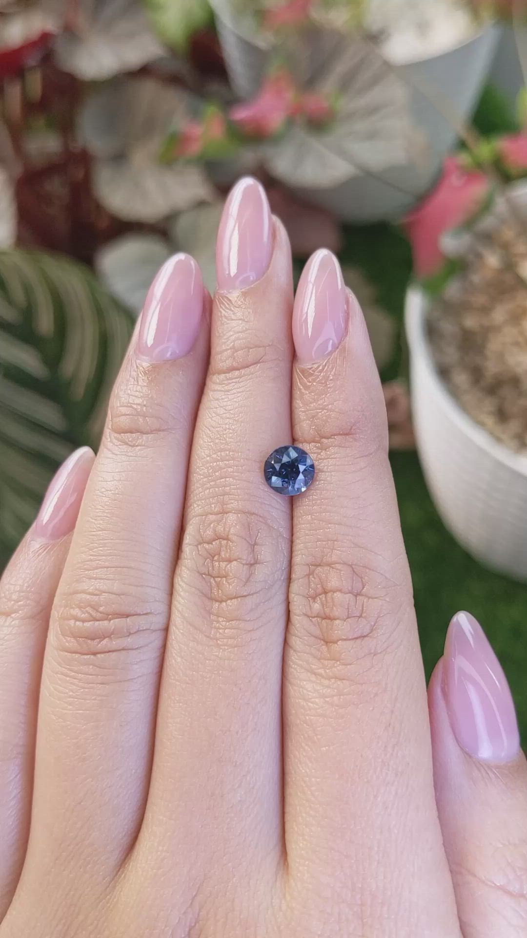 1.24 Ct. Blue Spinel from Ceylon (Sri Lanka) Size Video