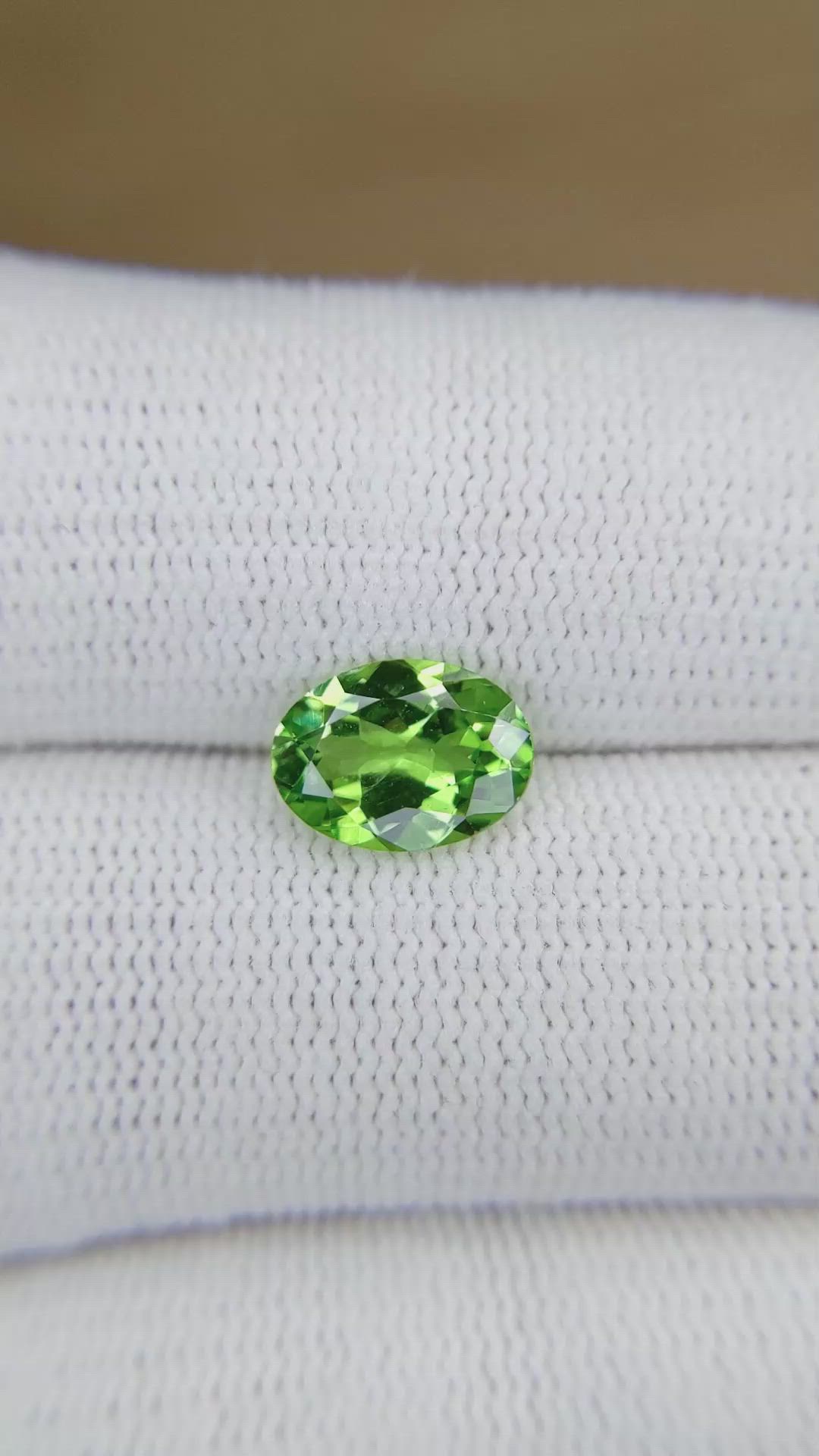 1.98 Ct. Tsavorite Garnet from East Africa Size Video