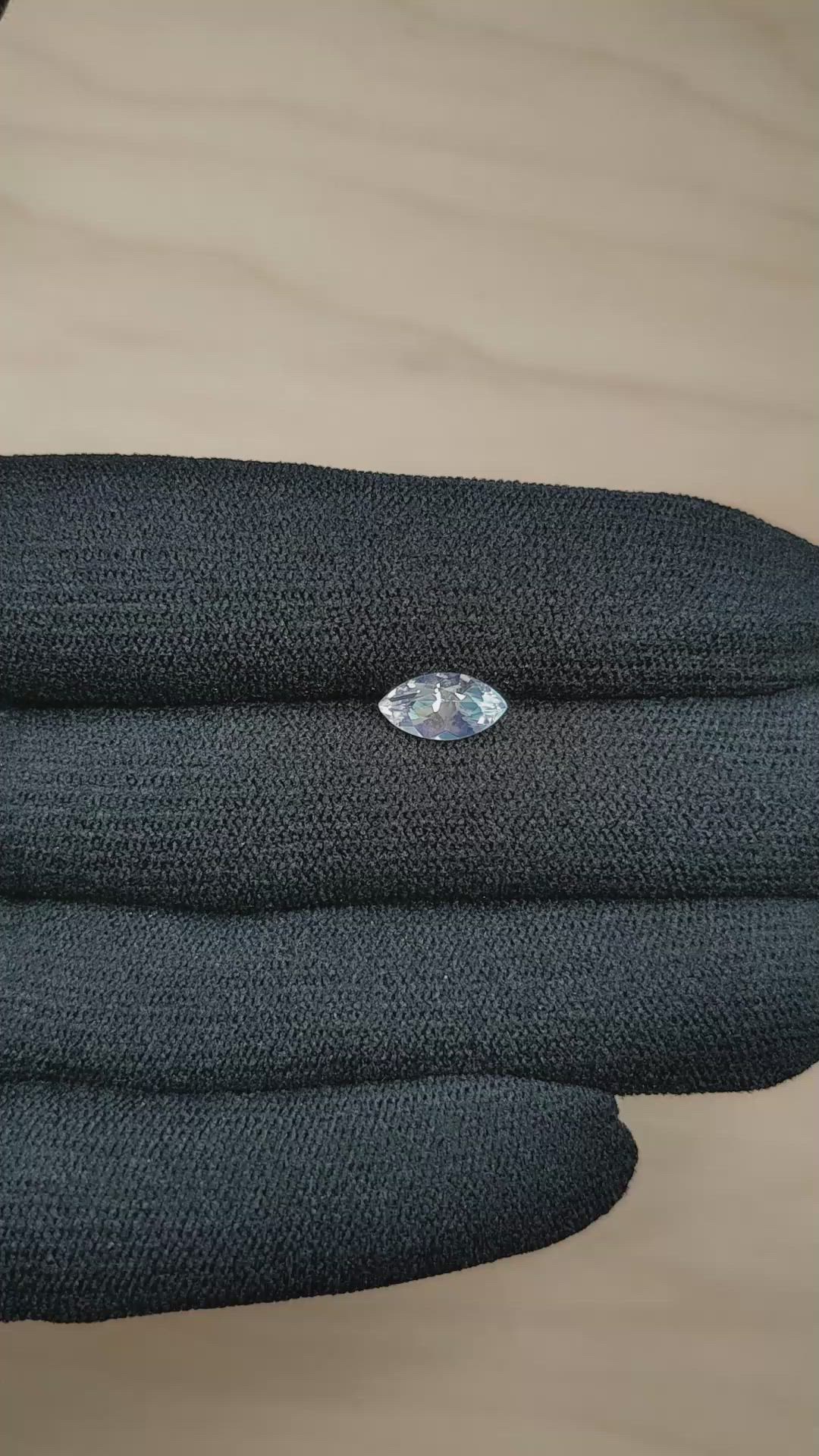 1.37 Ct. Rainbow Moonstone from Madagascar Size Video