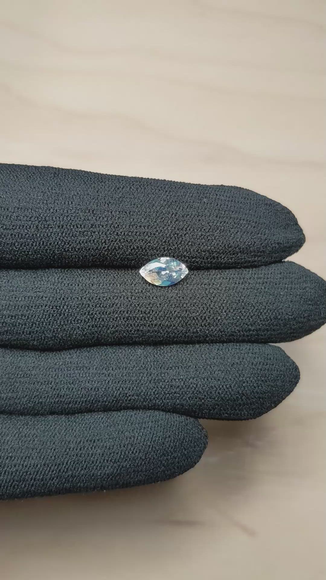 1.35 Ct. Rainbow Moonstone from Madagascar Size Video
