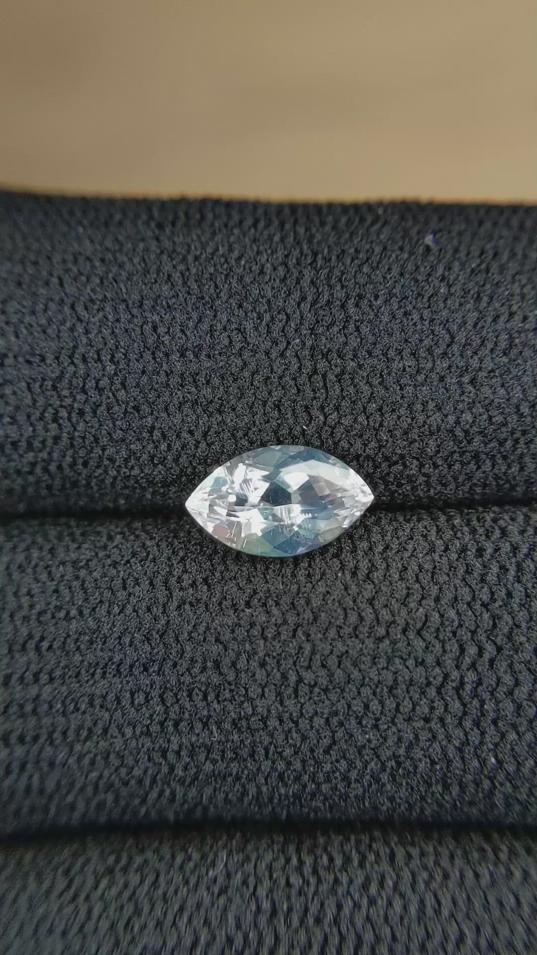 1.35 Ct. Rainbow Moonstone from Madagascar Size Video