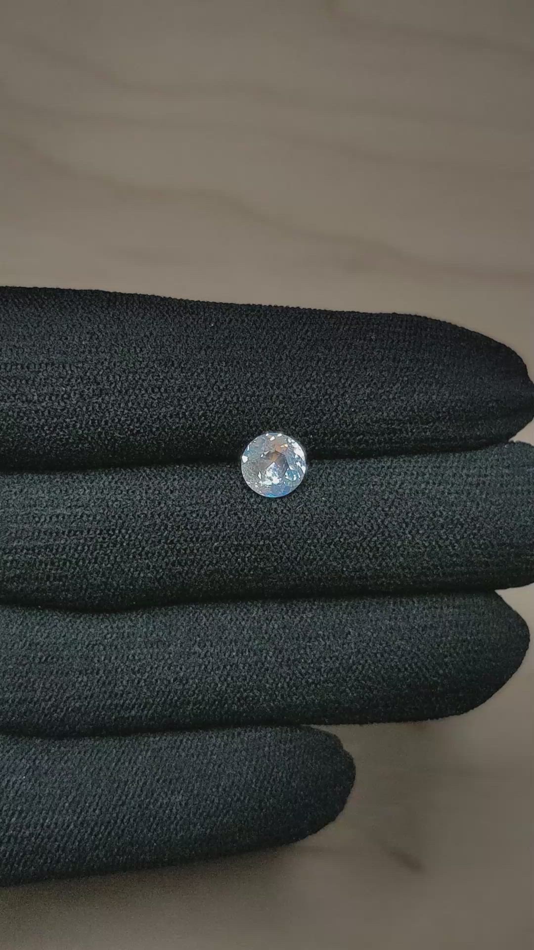 1.25 Ct. Rainbow Moonstone from Madagascar Size Video