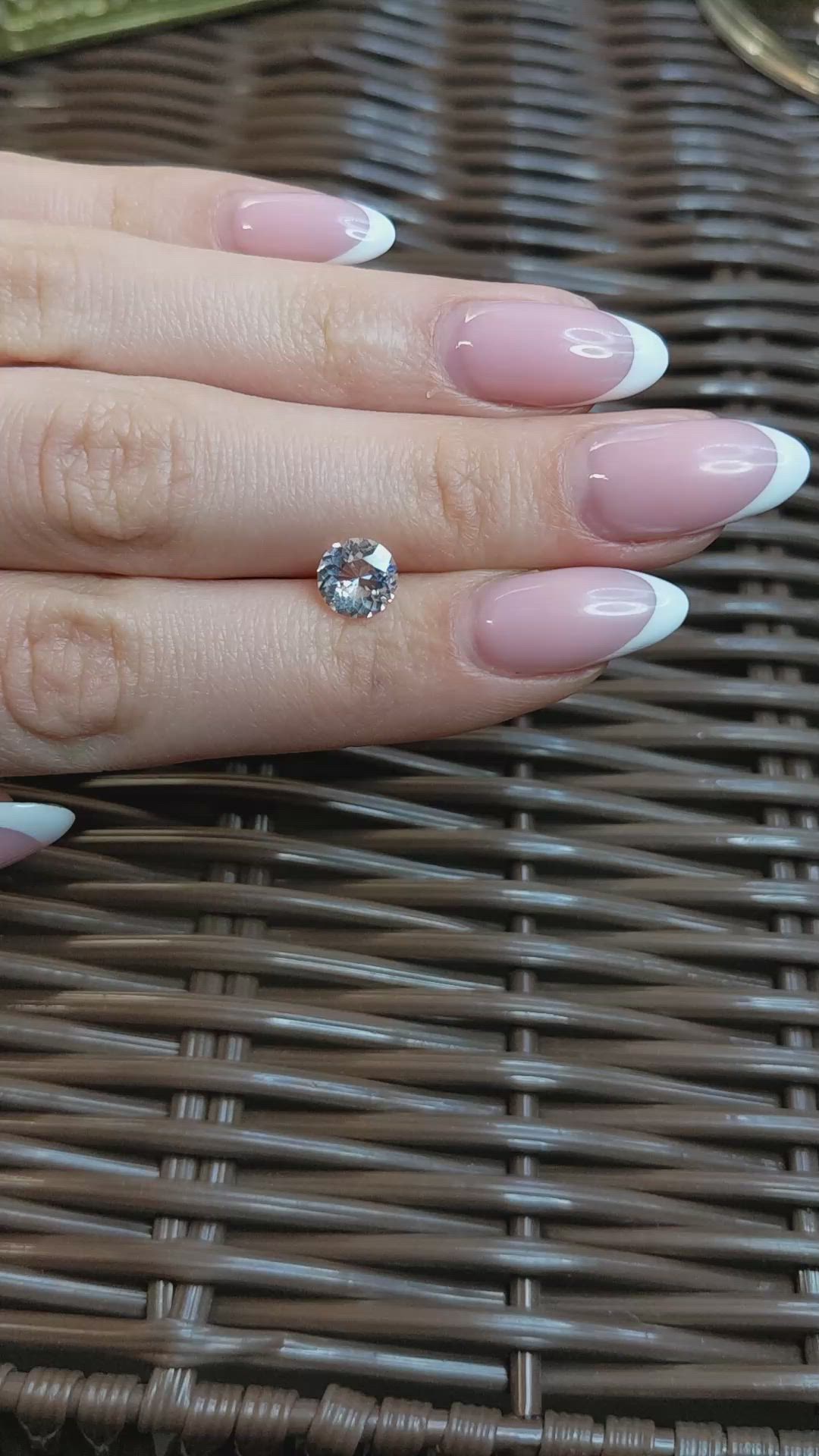 1.03 Ct. Rainbow Moonstone from Madagascar Size Video