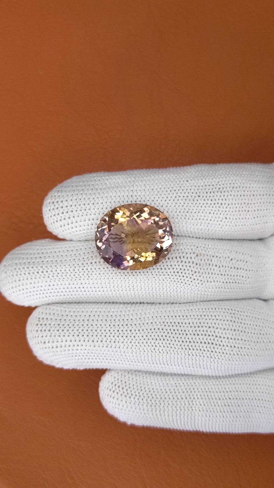 17.10 Ct. Bi Color Ametrine from Madagascar Size Video