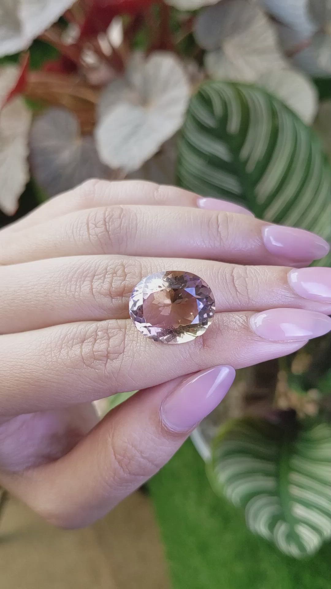 17.10 Ct. Bi Color Ametrine from Madagascar Size Video