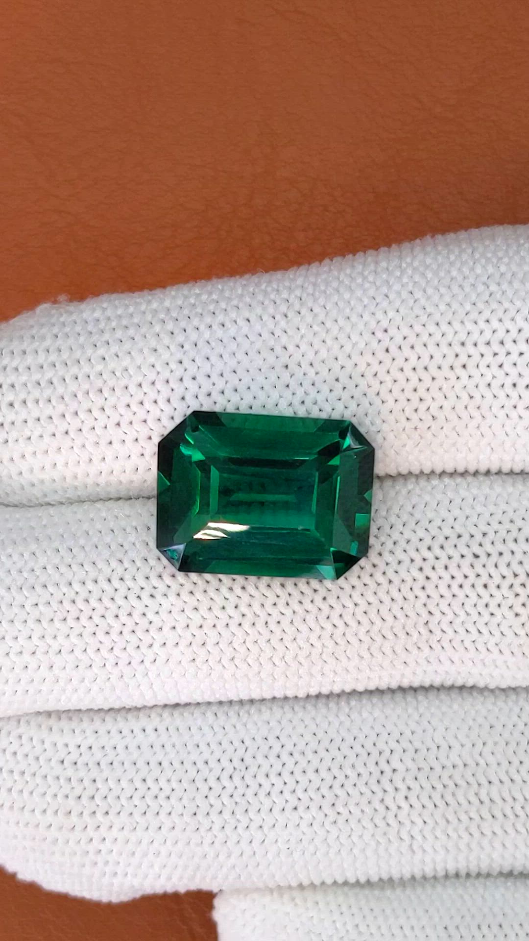 12.91 Ct. Bluish Green Prasiolite from Madagascar Size Video