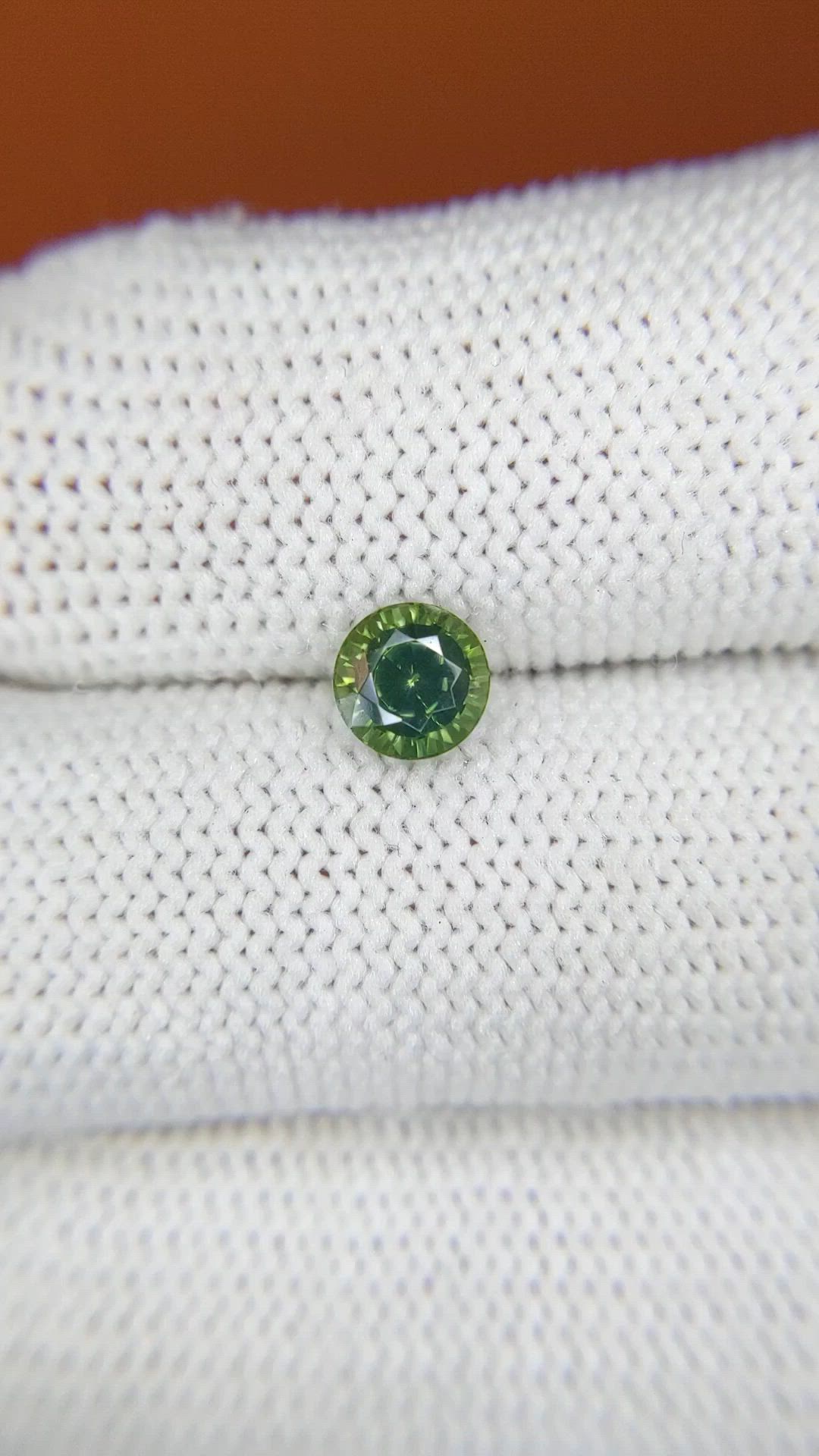 1.03 Ct. Yellowish Brown Zircon from Ceylon (Sri Lanka) Size Video