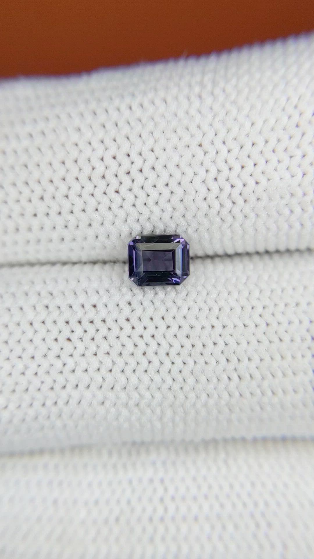 0.73 Ct. Purple Spinel from Ceylon (Sri Lanka) Size Video