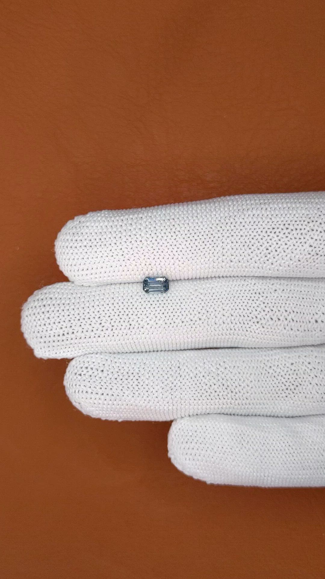 0.51 Ct. Blue Spinel from Ceylon (Sri Lanka) Size Video