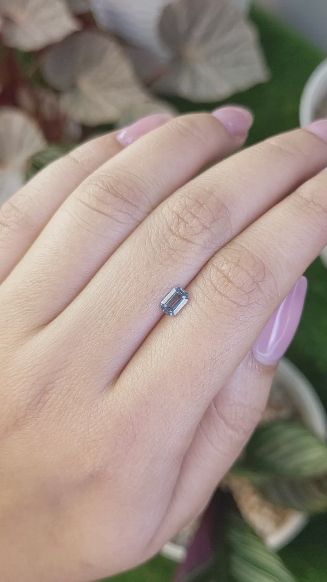 0.51 Ct. Blue Spinel from Ceylon (Sri Lanka) Size Video