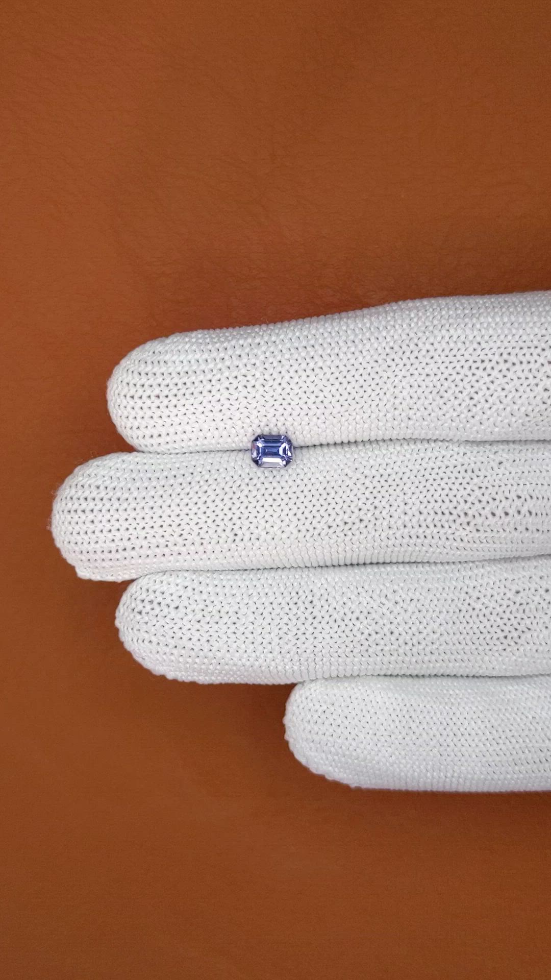 0.69 Ct. Purple Spinel from Ceylon (Sri Lanka) Size Video