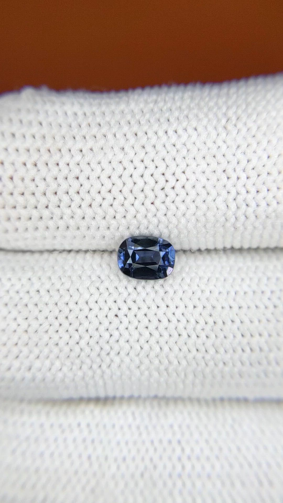 0.71 Ct. Blue Spinel from Ceylon (Sri Lanka) Size Video