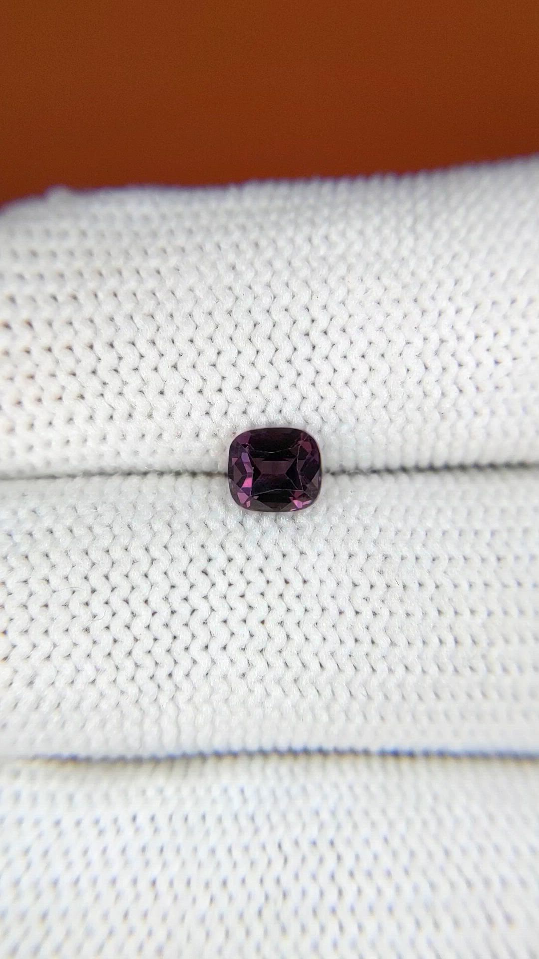 0.67 Ct. Pinkish Purple Spinel from Ceylon (Sri Lanka) Size Video