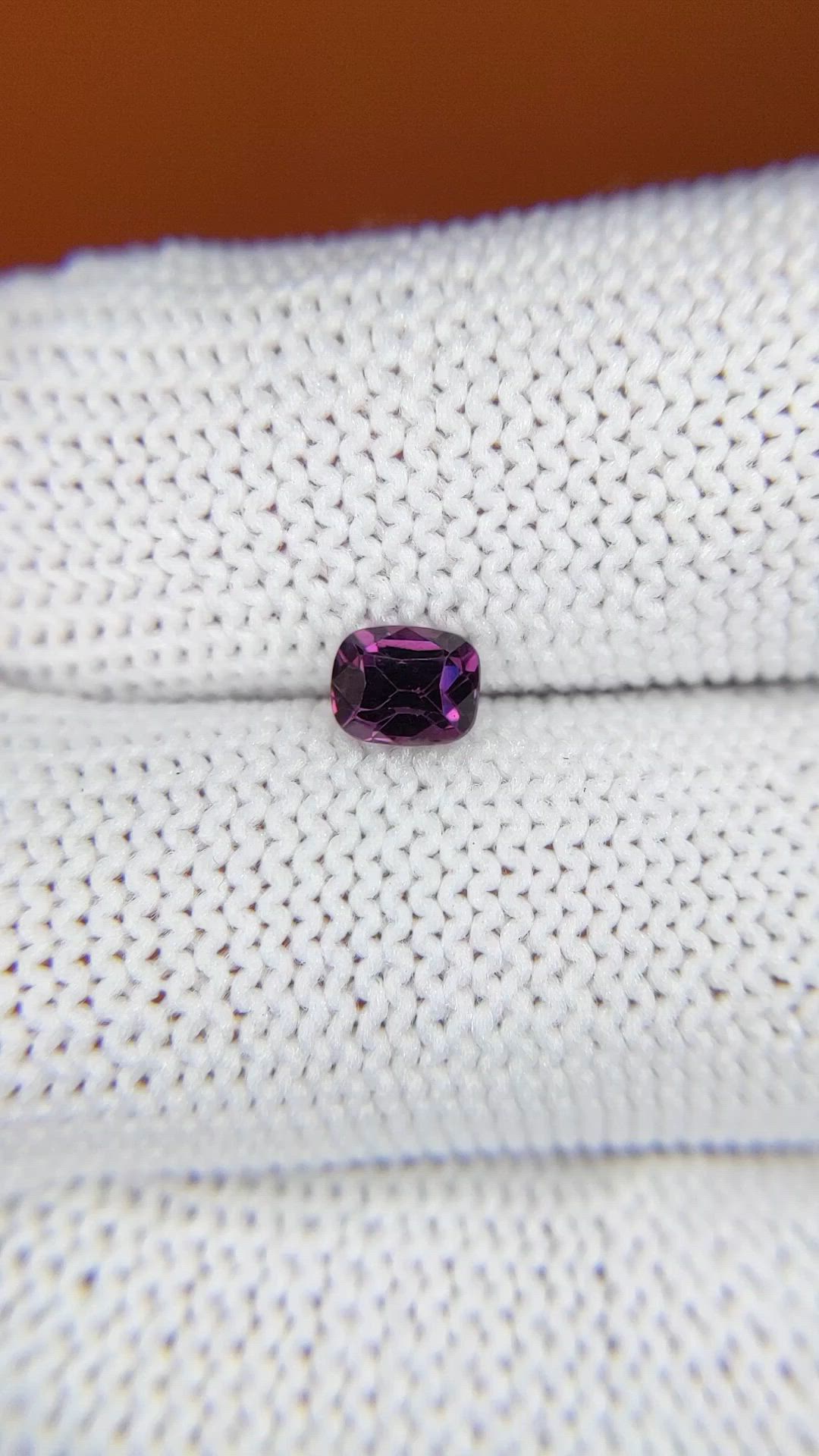 0.52 Ct. Pinkish Purple Spinel from Ceylon (Sri Lanka) Size Video