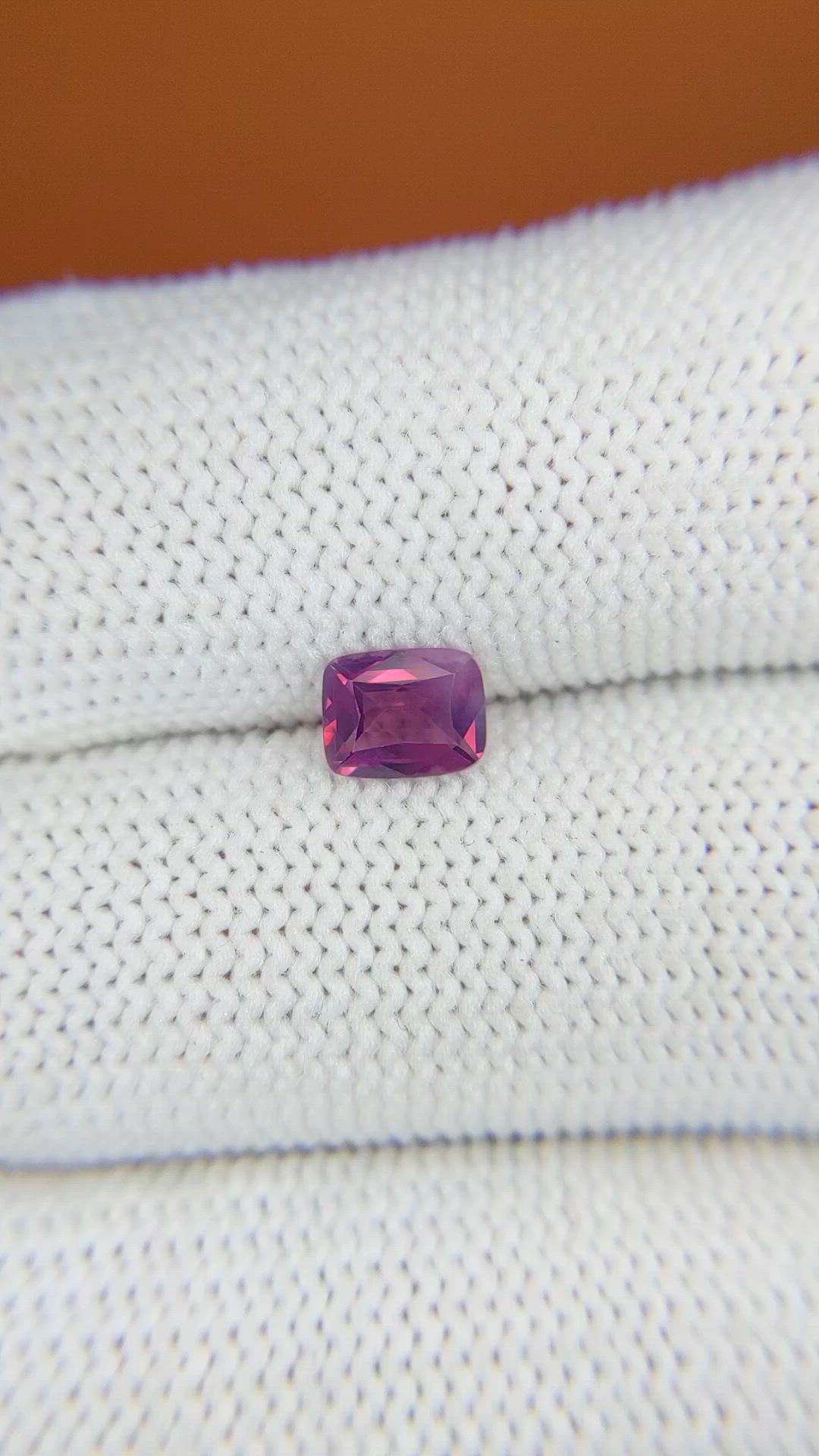0.66 Ct. Pink Spinel from Ceylon (Sri Lanka) Size Video