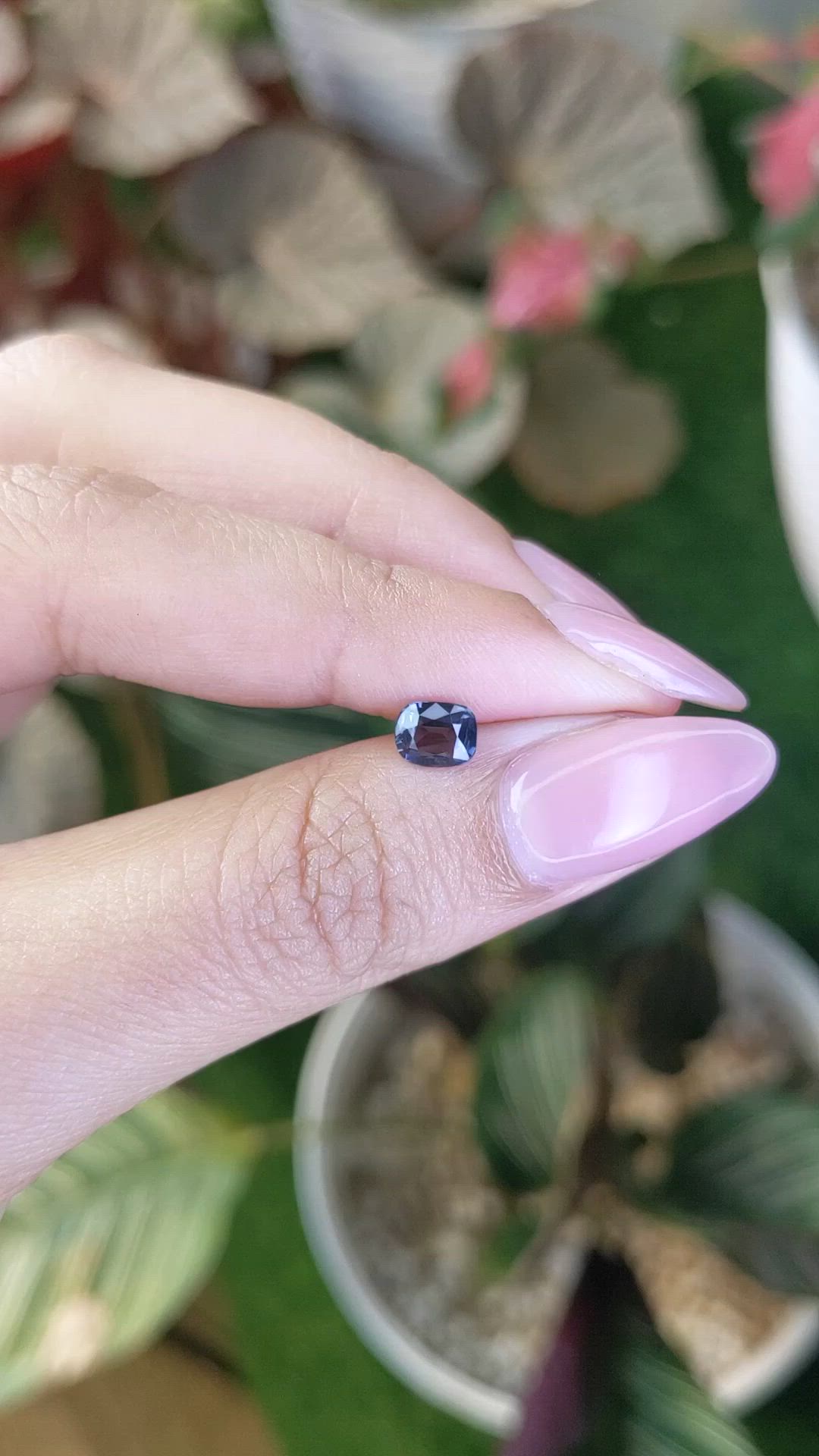 0.68 Ct. Blue Spinel from Ceylon (Sri Lanka) Size Video