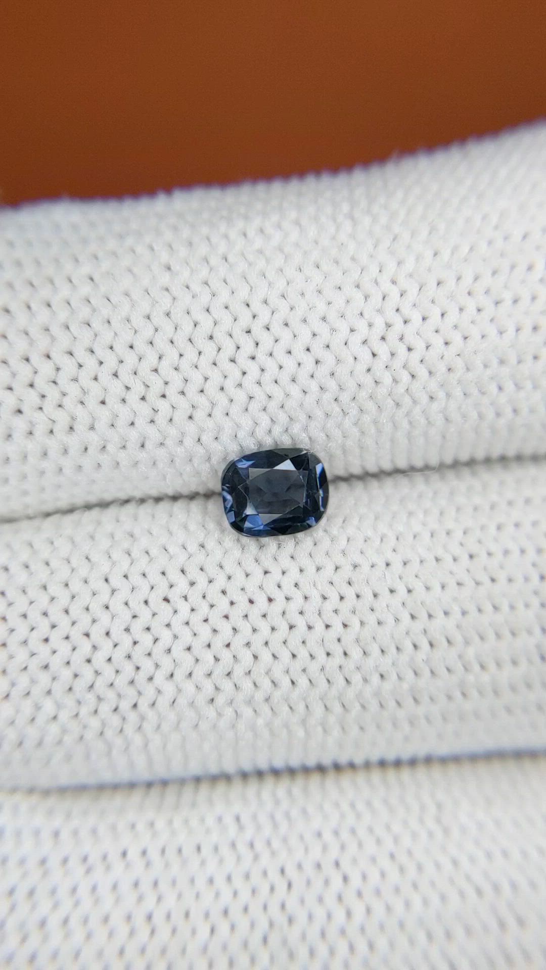 0.68 Ct. Blue Spinel from Ceylon (Sri Lanka) Size Video