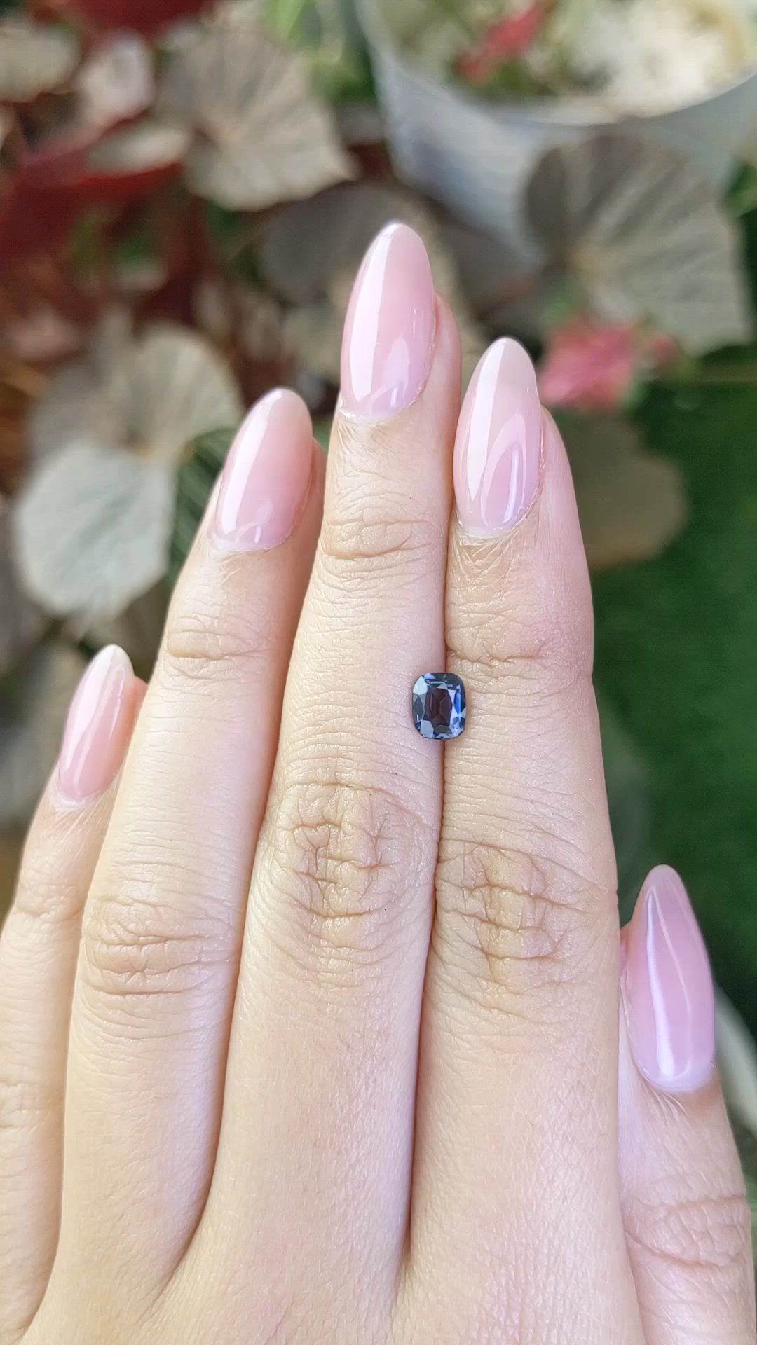0.68 Ct. Blue Spinel from Ceylon (Sri Lanka) Size Video