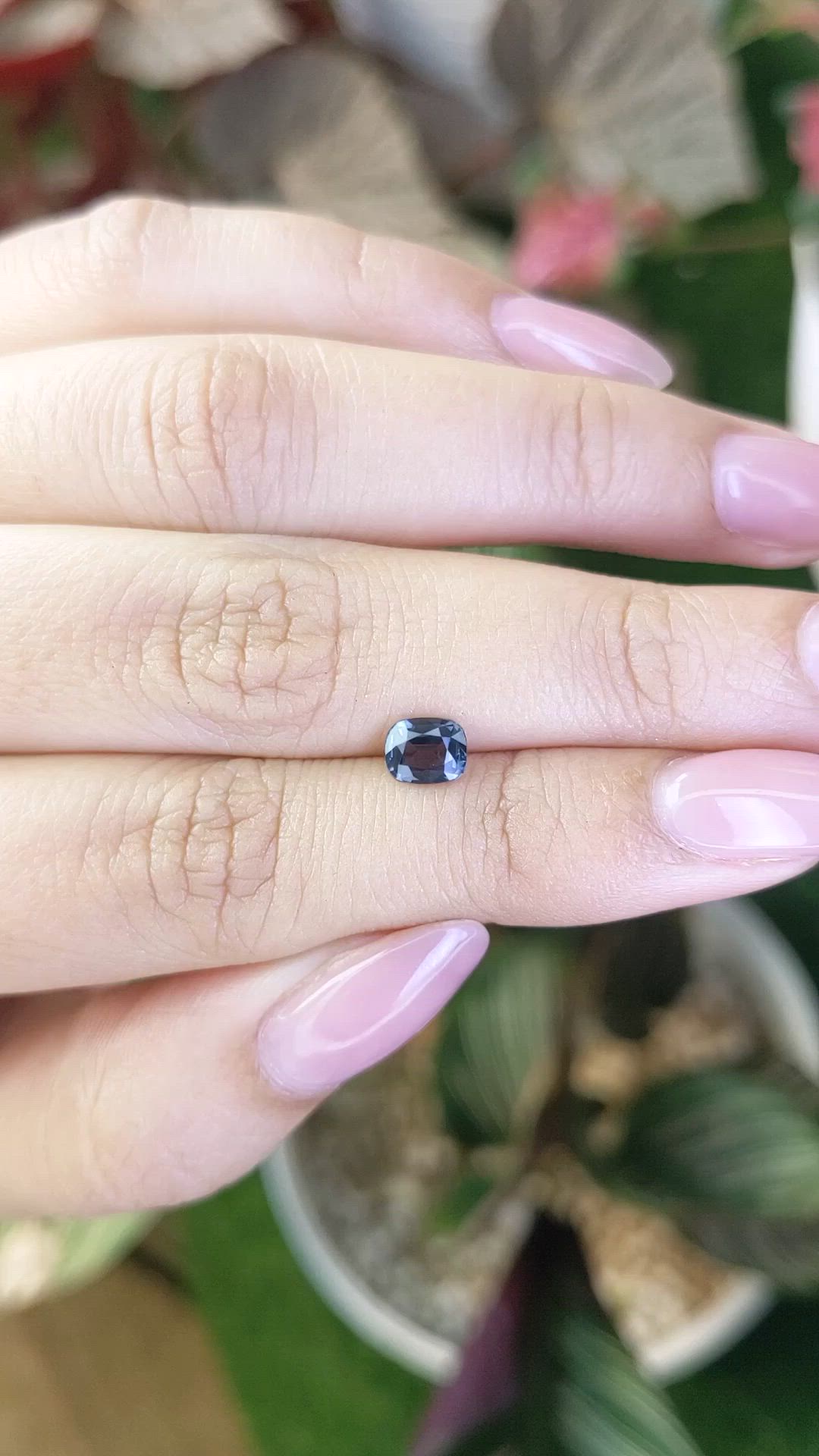 0.68 Ct. Blue Spinel from Ceylon (Sri Lanka) Size Video