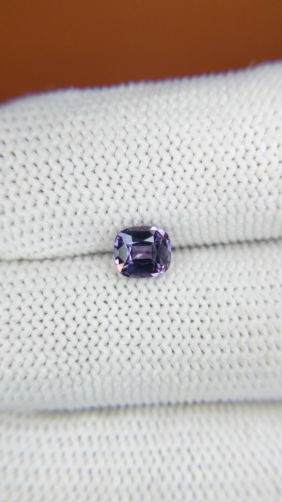 0.74 Ct. Purple Spinel from Ceylon (Sri Lanka) Size Video