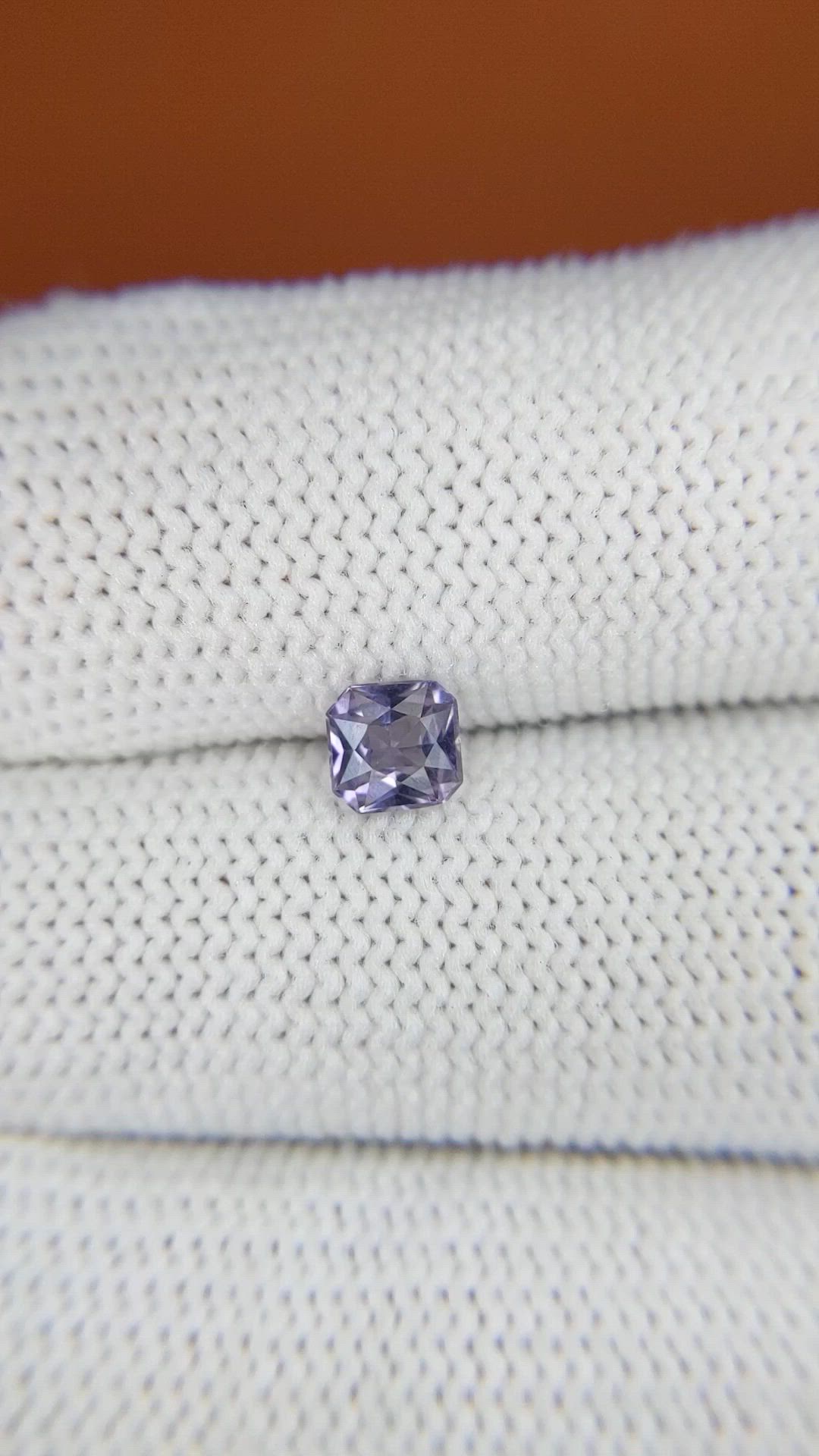 0.46 Ct. Purple Spinel from Ceylon (Sri Lanka) Size Video