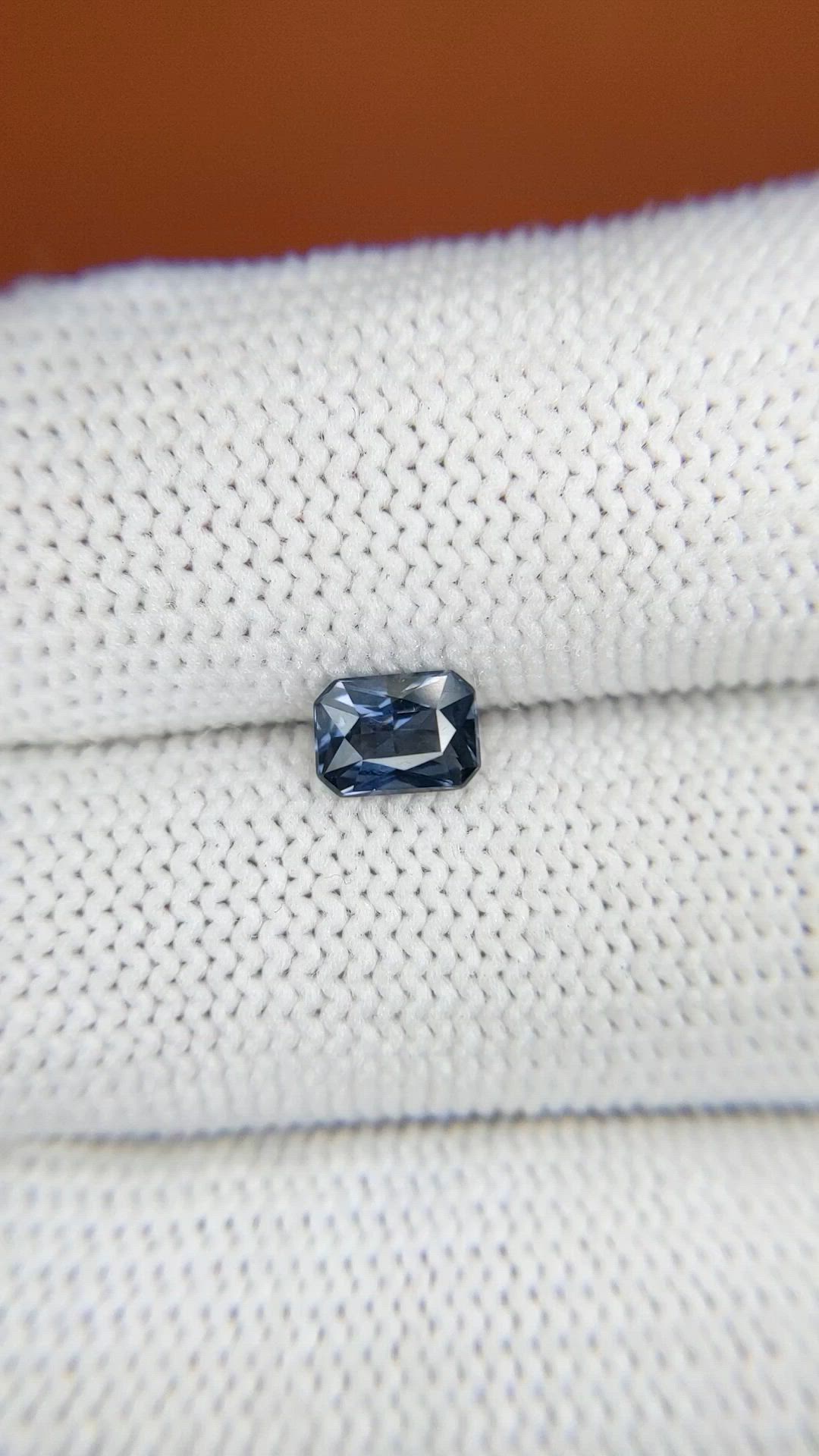 0.59 Ct. Blue Spinel from Ceylon (Sri Lanka) Size Video