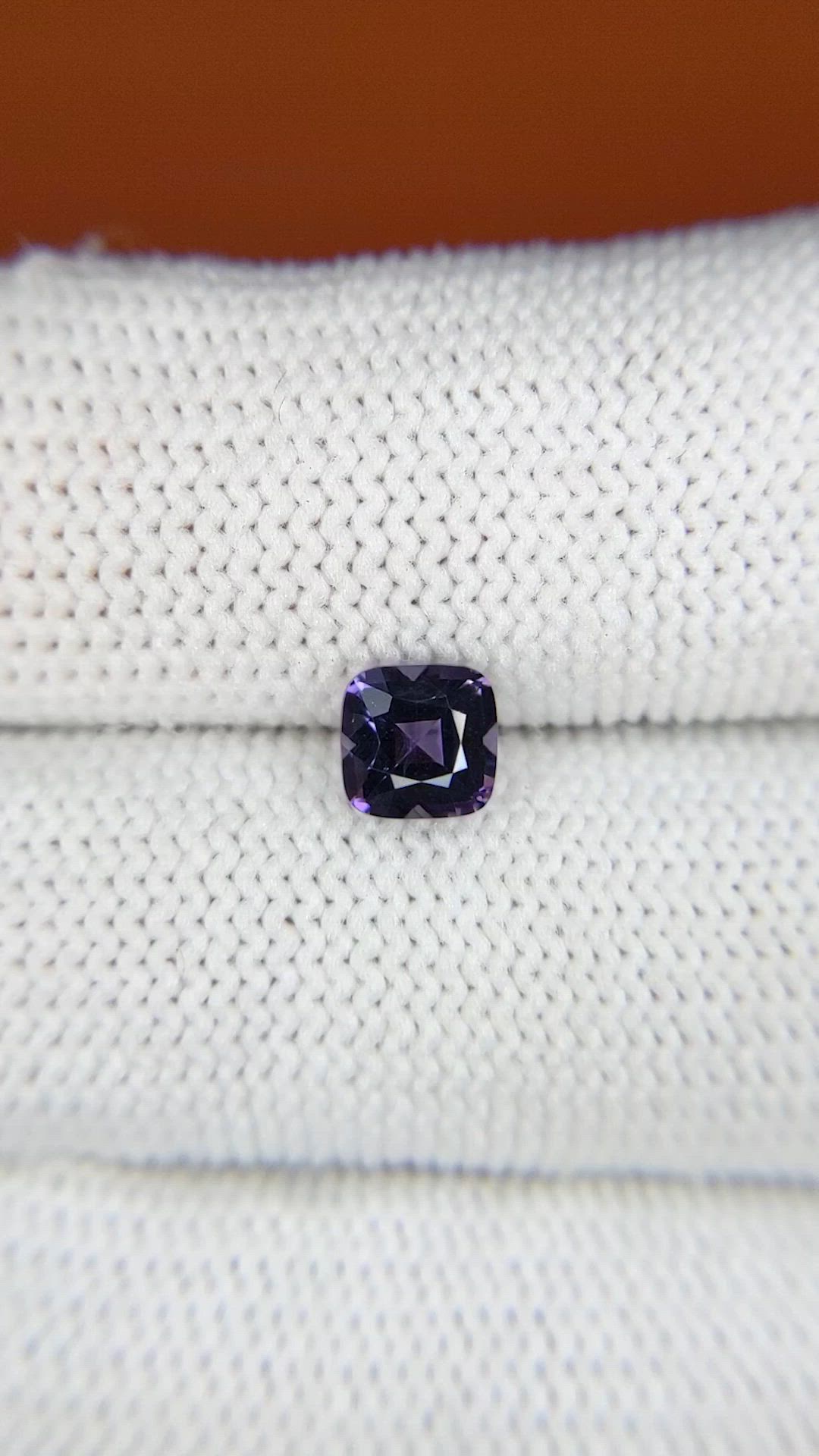 0.99 Ct. Purple Spinel from Ceylon (Sri Lanka) Size Video