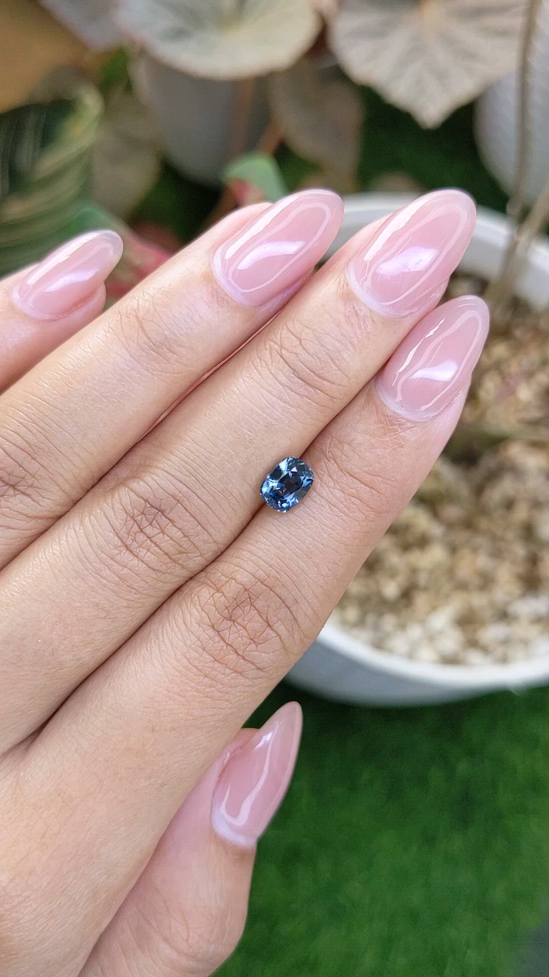 1.10 Ct. Greenish Blue Spinel from Ceylon (Sri Lanka) Size Video