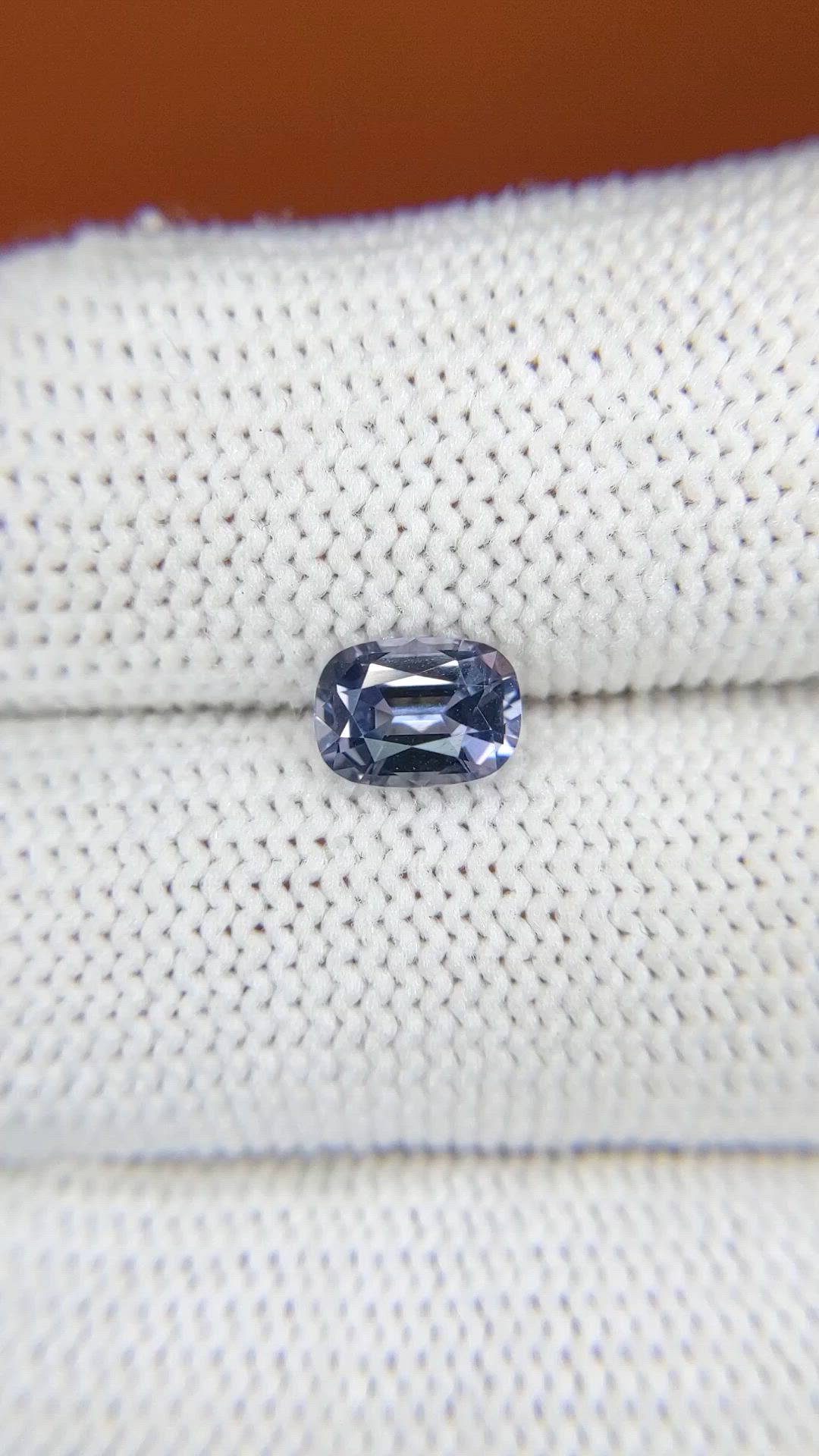 1.06 Ct. Purplish Blue Spinel from Ceylon (Sri Lanka) Size Video