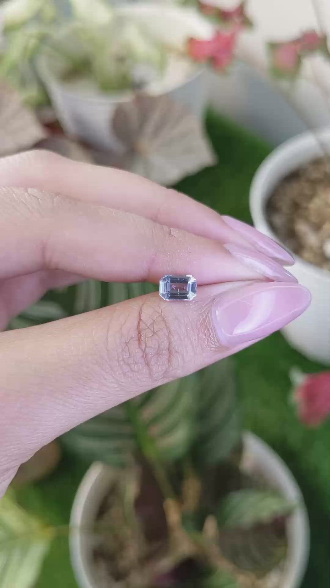 1.10 Ct. Greyish Blue Spinel from Ceylon (Sri Lanka) Size Video
