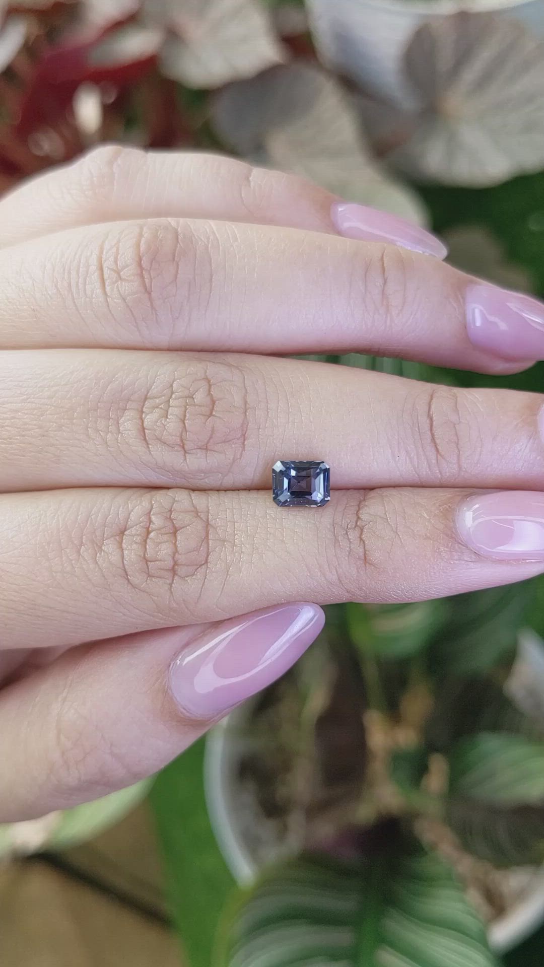 1.18 Ct. Greyish Blue Spinel from Ceylon (Sri Lanka) Size Video