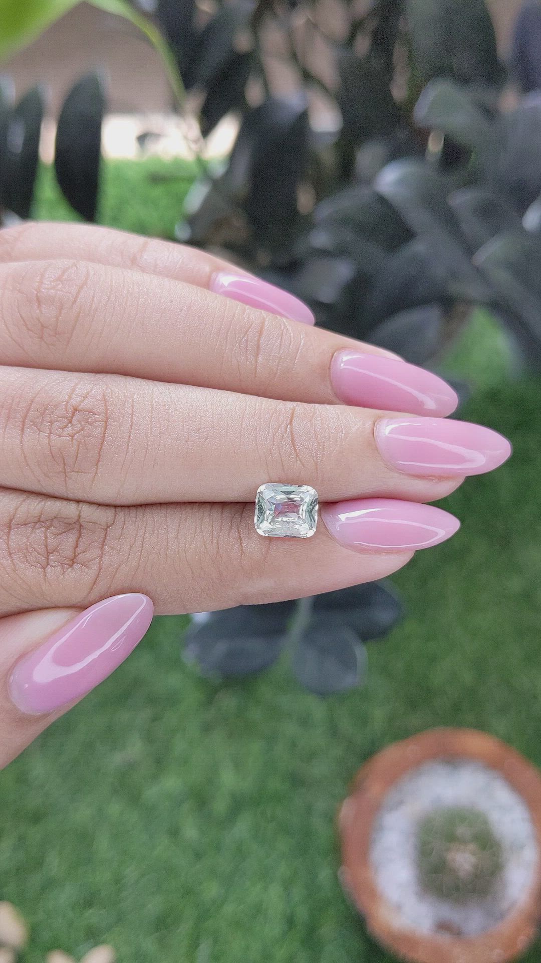 1.60 Ct. Yellowish Green Chrysoberyl Size Video