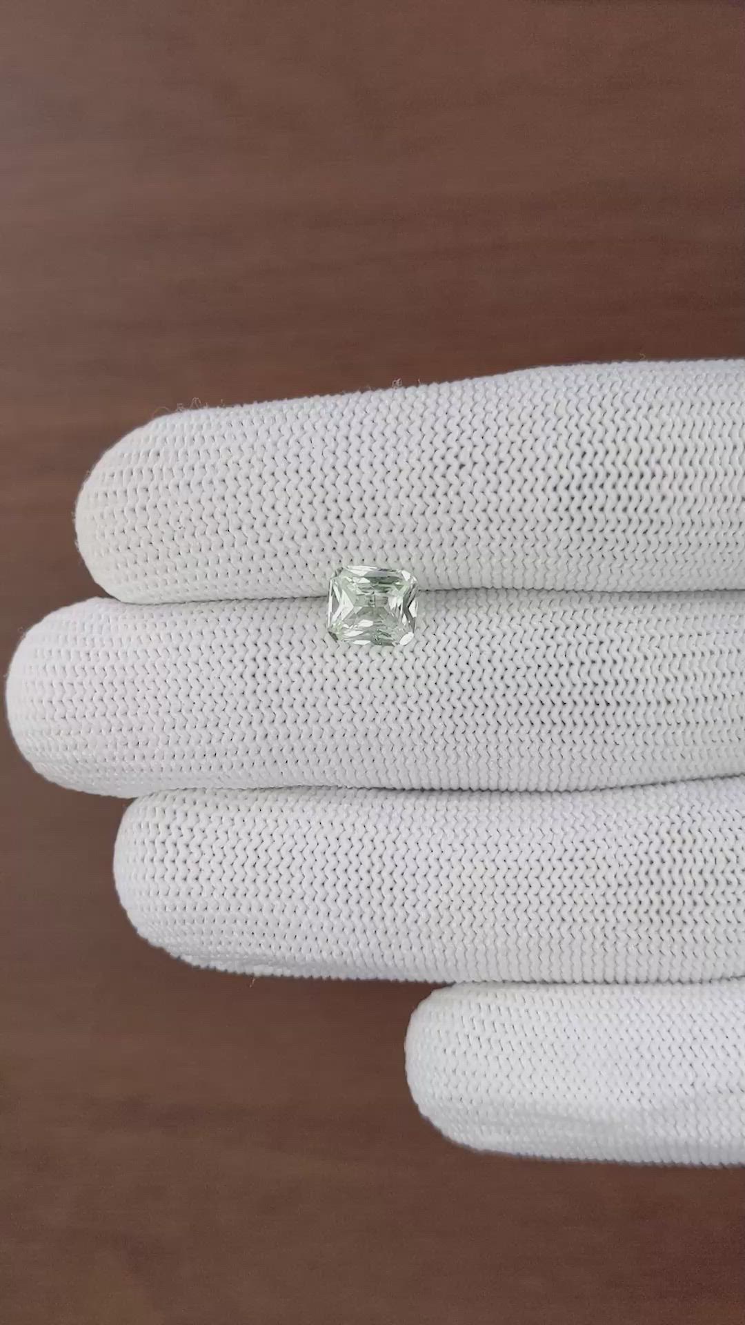 1.60 Ct. Yellowish Green Chrysoberyl Size Video
