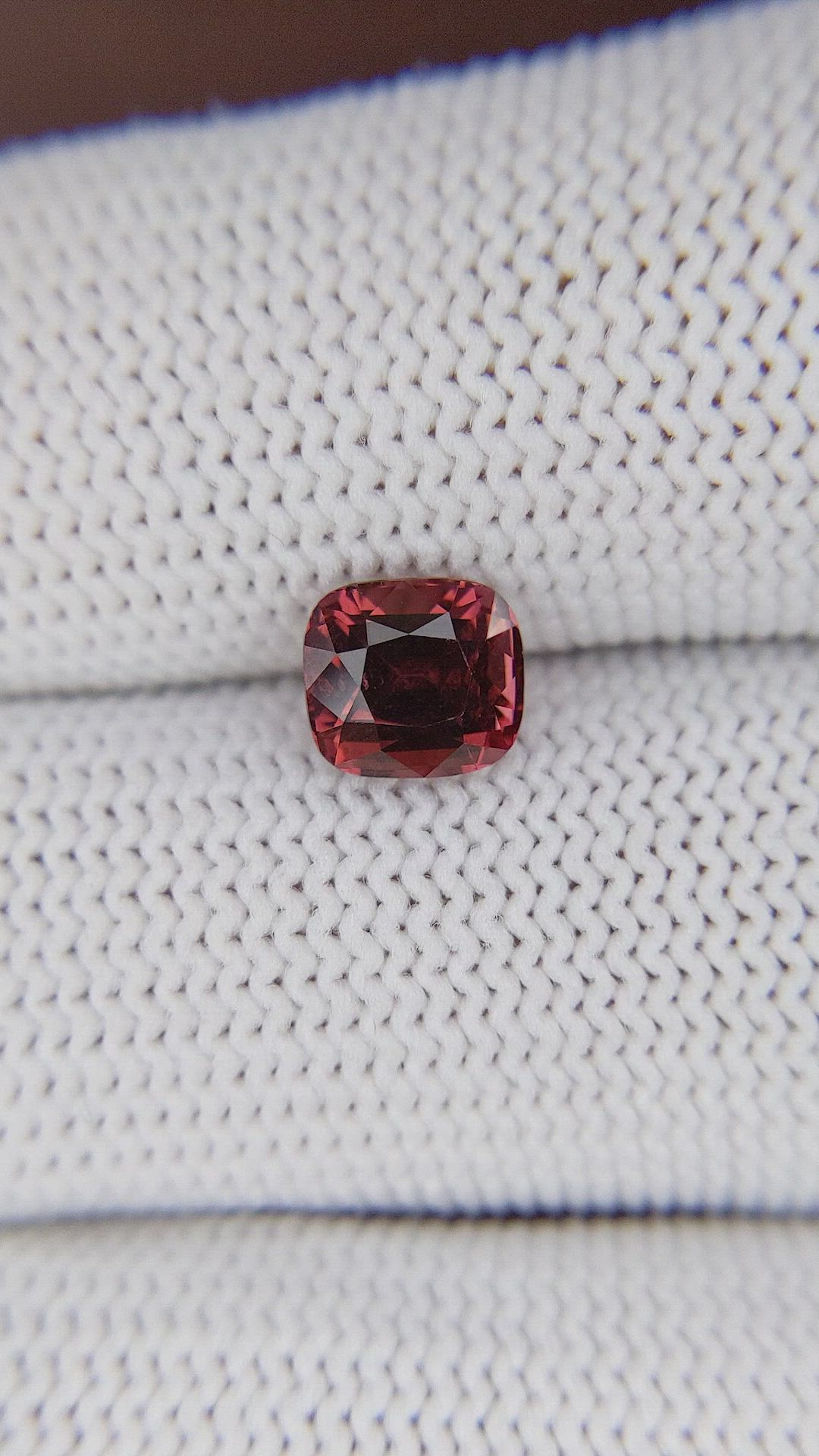 1.57 Ct. Reddish Brown Garnet Size Video