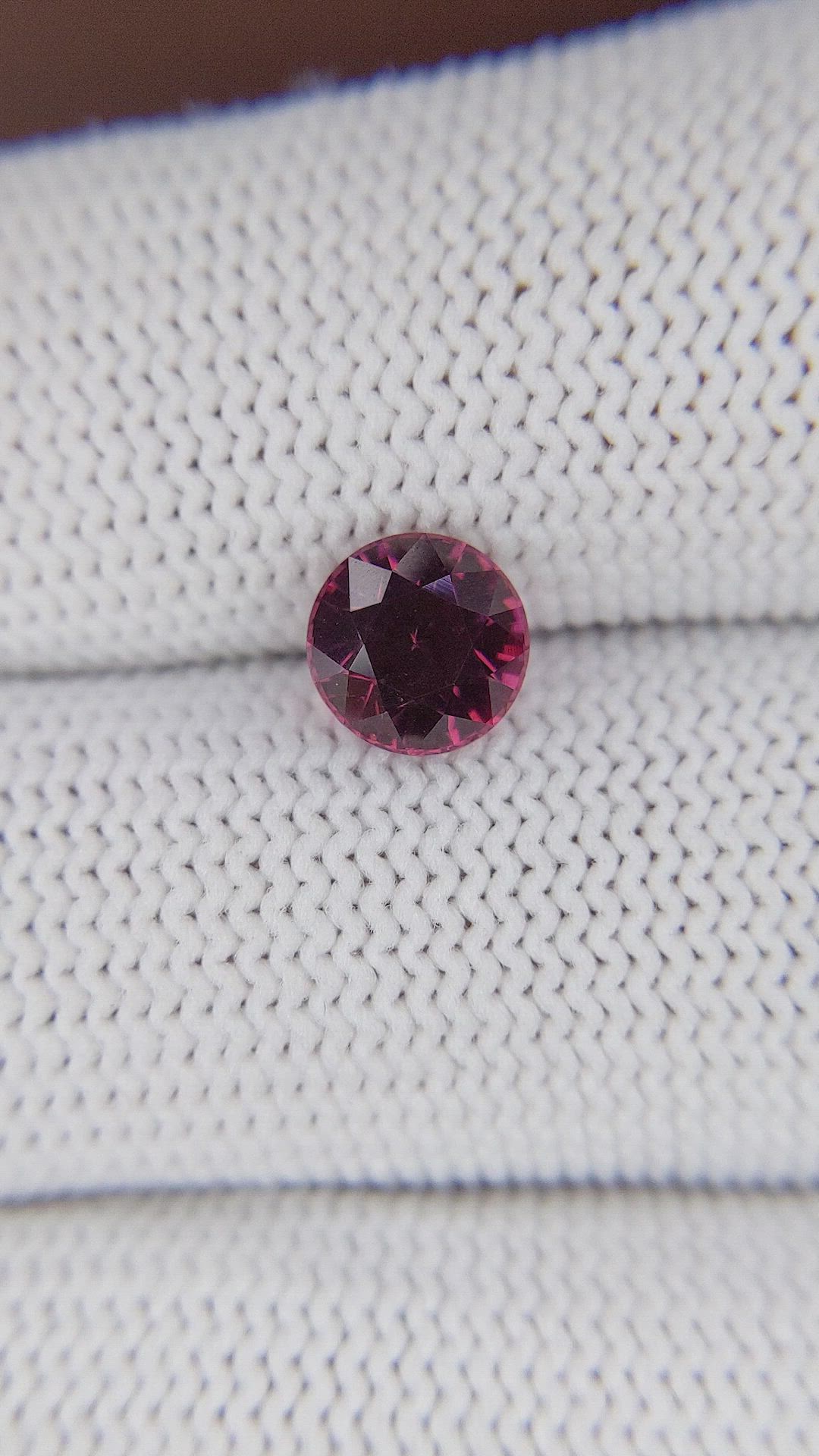 1.65 Ct. Red Rhodolite Garnet Size Video