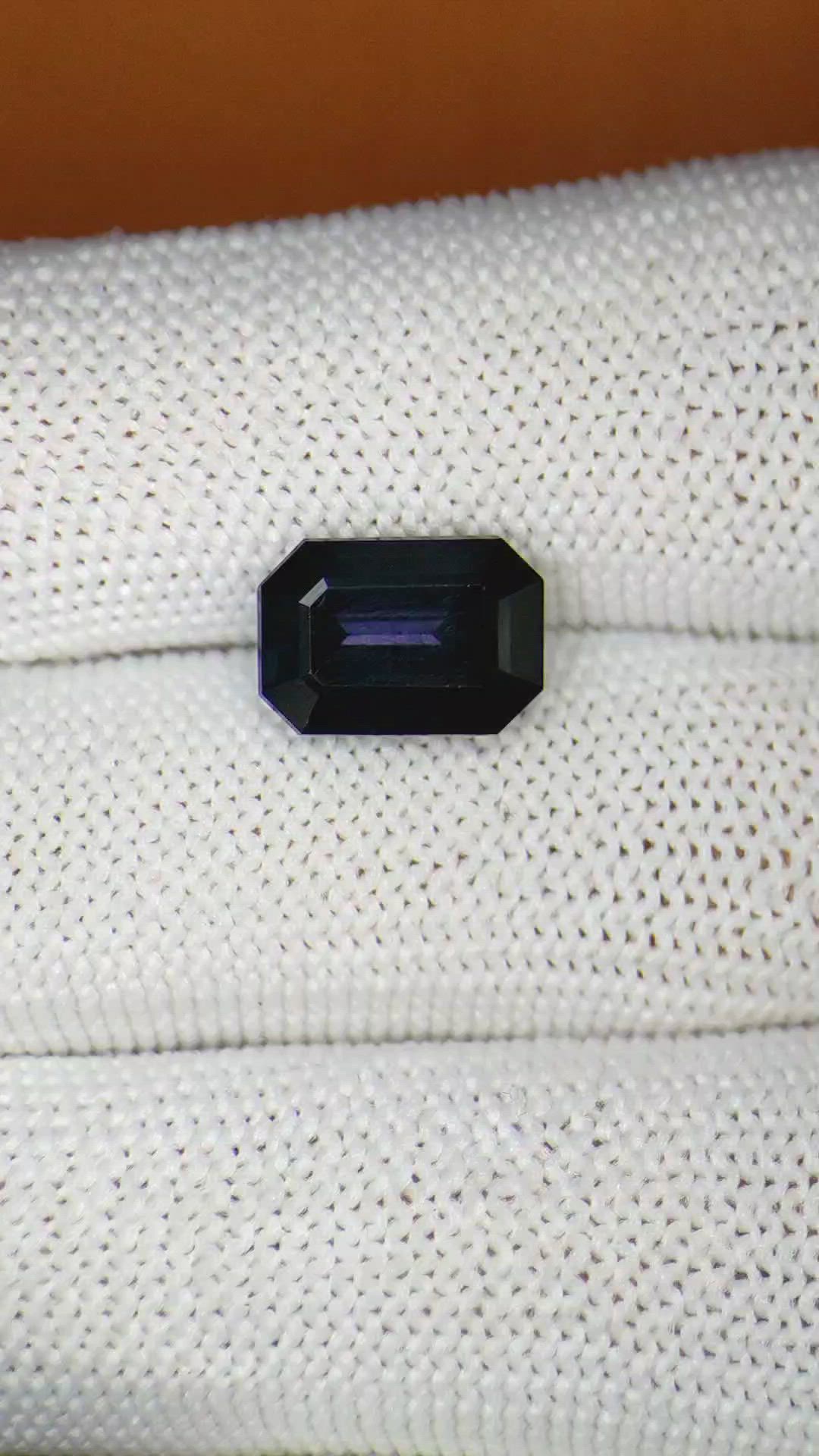 4.91 Ct. Purple Spinel from Ceylon (Sri Lanka) Size Video