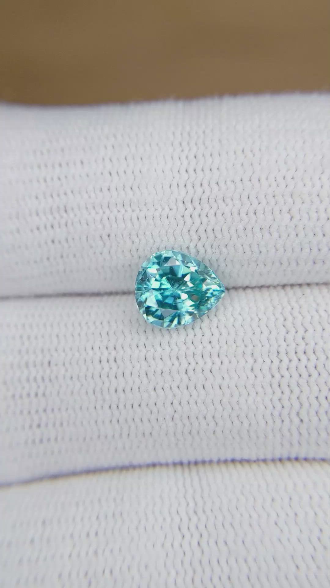 2.49 Ct. Blue Zircon from Cambodia Size Video
