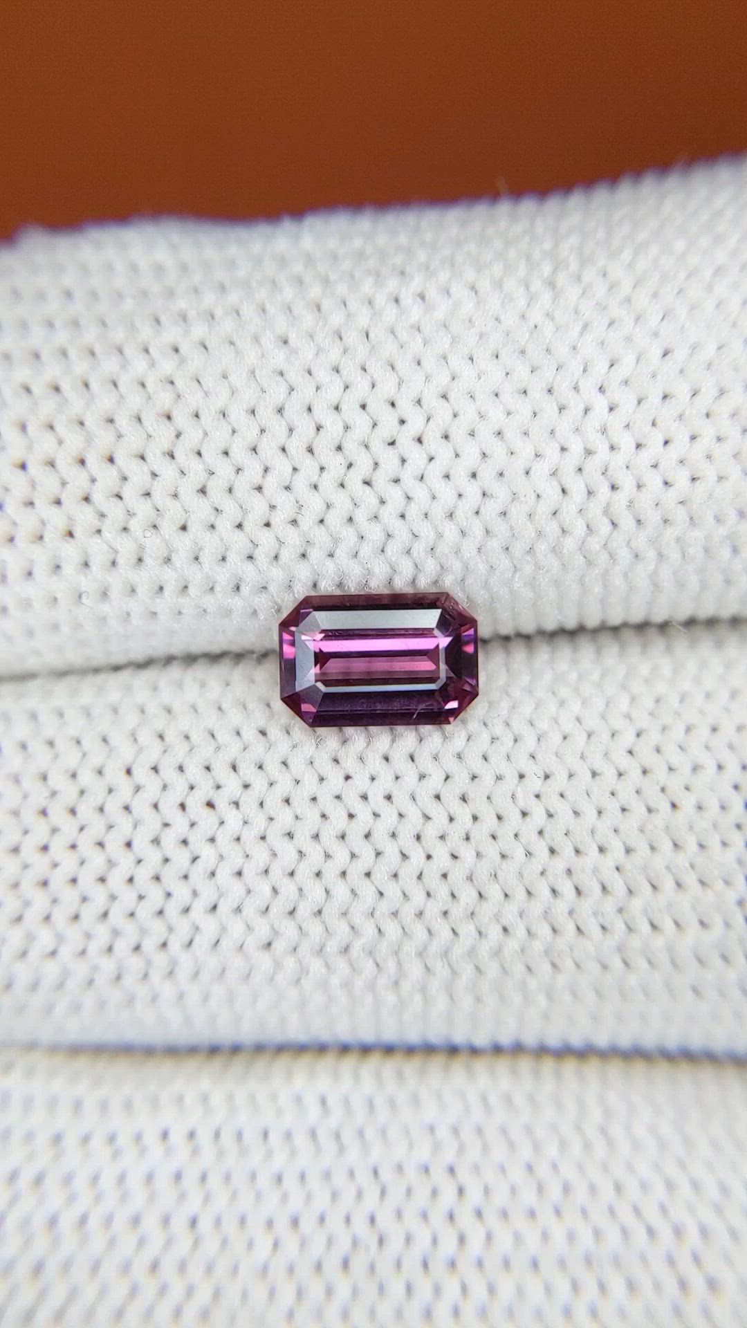 1.16 Ct. Purplish Pink Spinel from Ceylon (Sri Lanka) Size Video