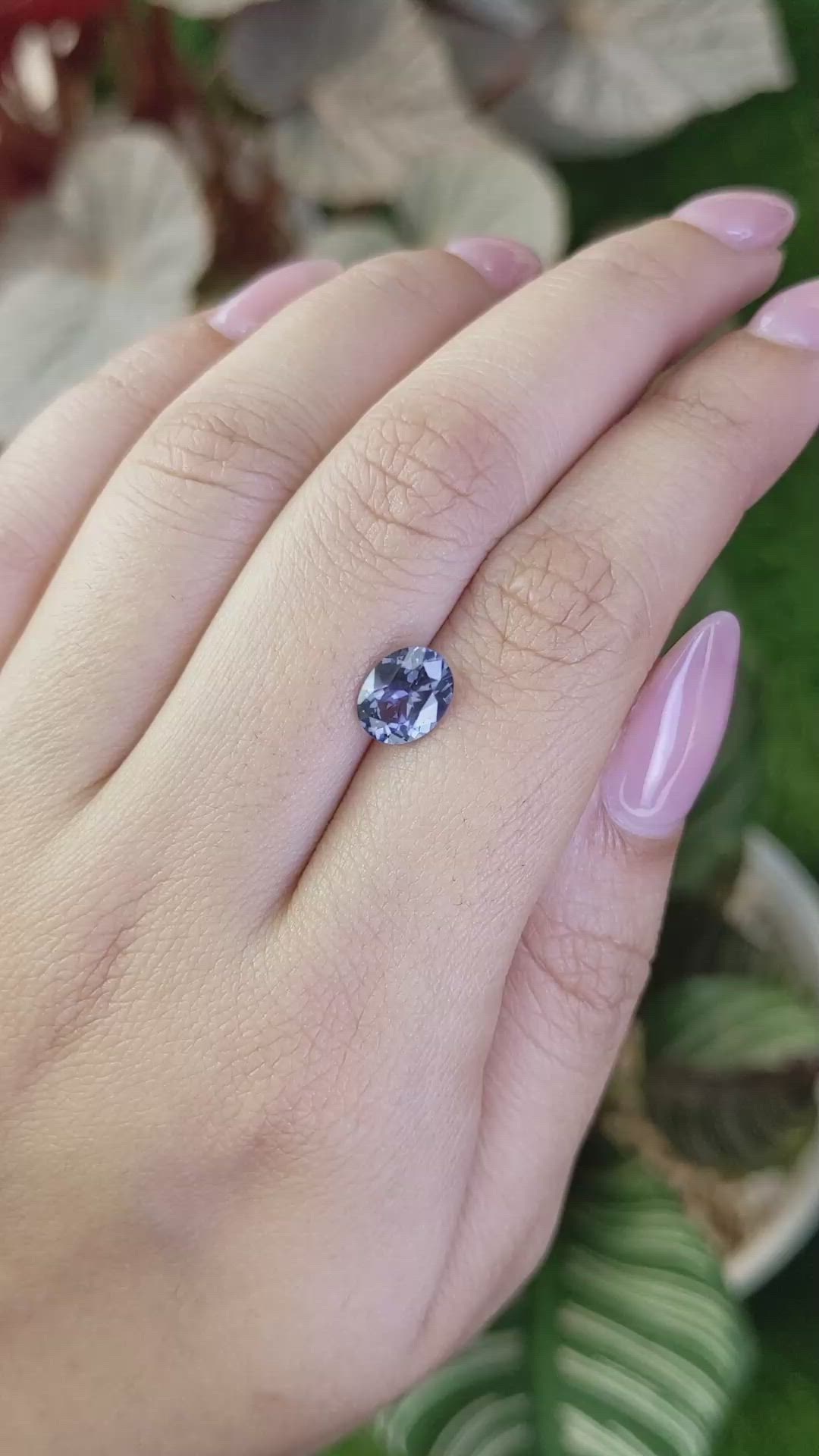 1.54 Ct. Blue Spinel from Ceylon (Sri Lanka) Size Video