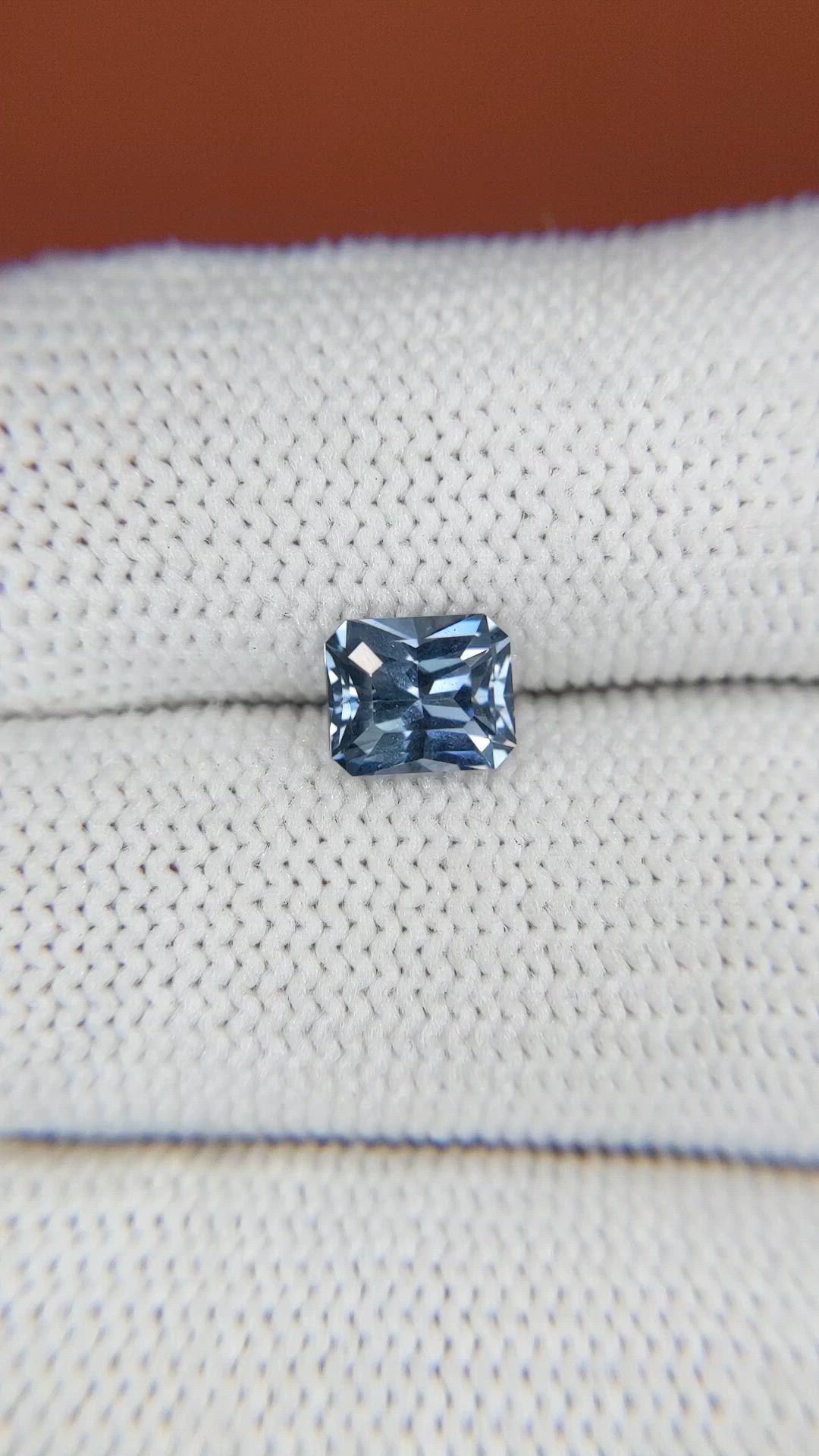 1.36 Ct. Blue Spinel from Ceylon (Sri Lanka) Size Video