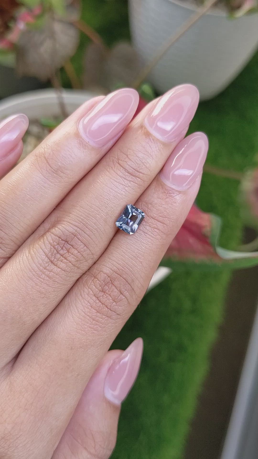 1.36 Ct. Blue Spinel from Ceylon (Sri Lanka) Size Video