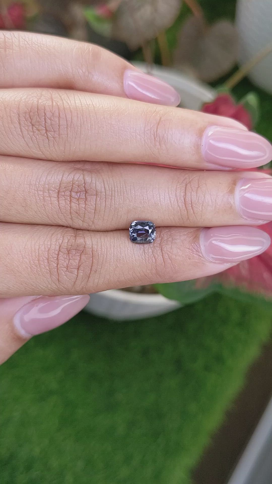 1.13 Ct. Blue Spinel from Ceylon (Sri Lanka) Size Video